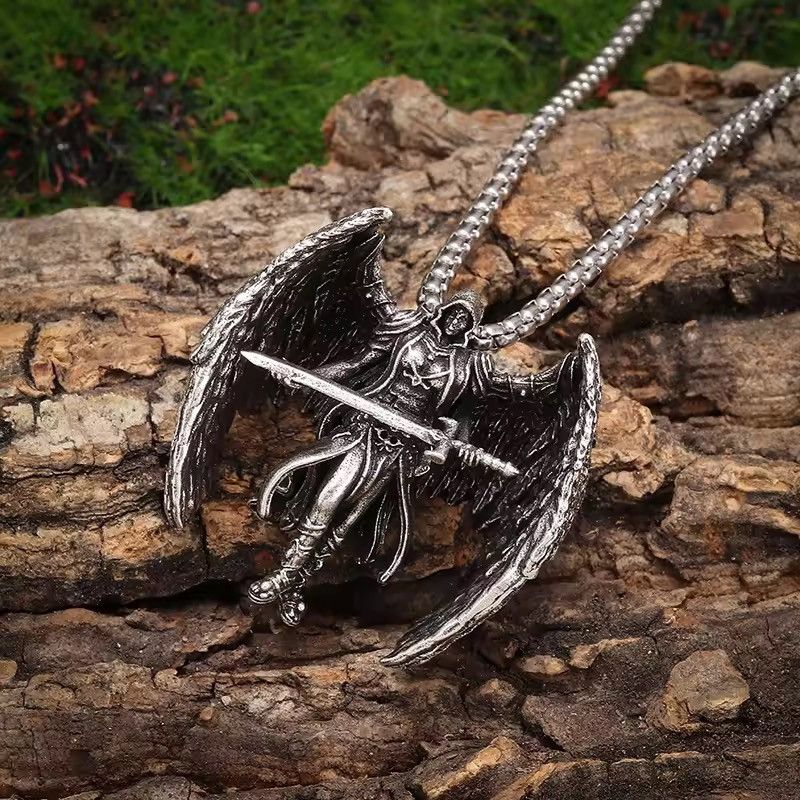 Vintage Warrior Wings Necklace Size ONE SIZE - 1 Thumbnail
