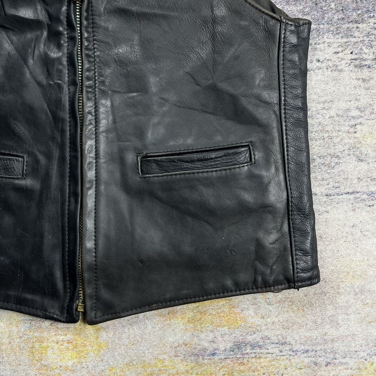 Aero Leathers Vintage 70s The Transatlantic clothing leather vest talon Size US M / EU 48-50 / 2 - 4 Thumbnail