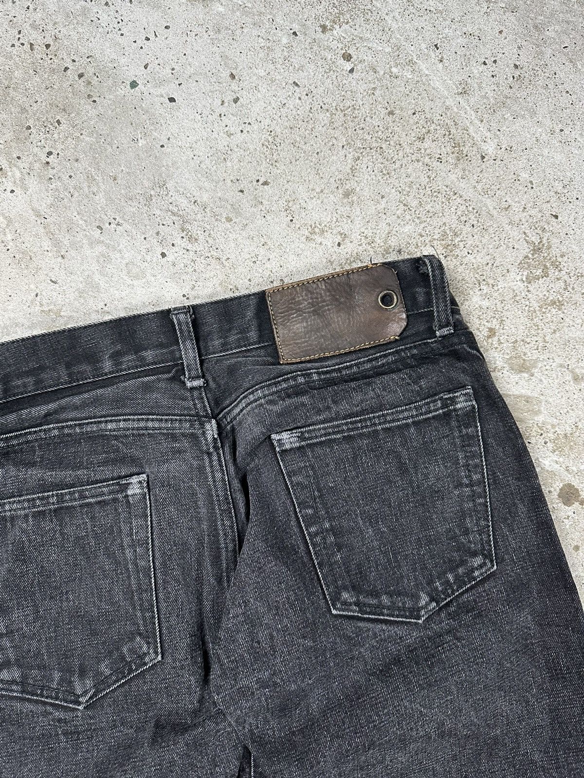 Schaeffers Garment Hotel Schaeffer’s Garment Hotel Black Washed Selvedge Denim Pants Size US 30 / EU 46 - 13 Thumbnail