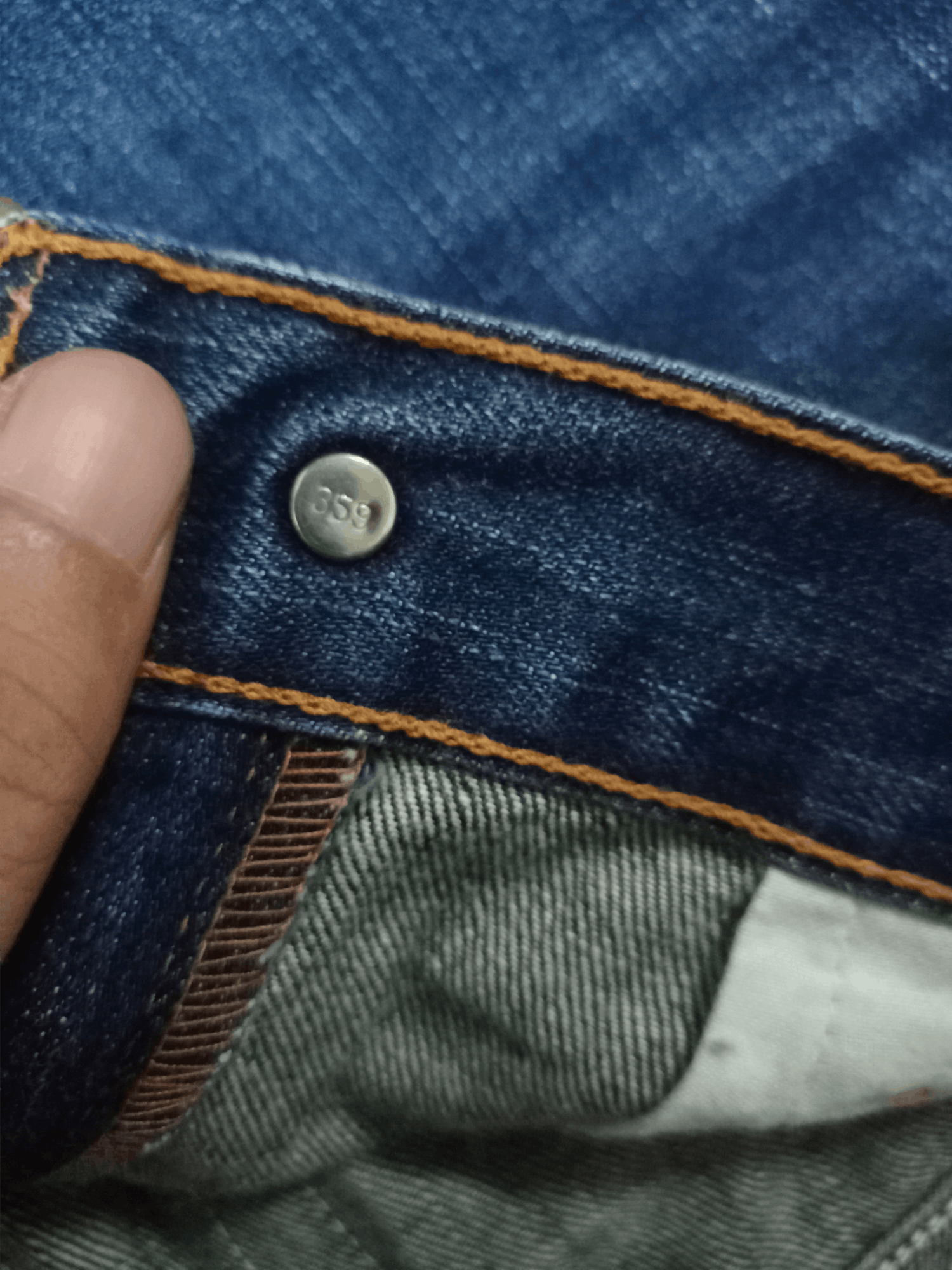 Levi's × Levi's Vintage Clothing Vintage Levis 502 Blue Wash Distressed Baggy Jeans Size US 31 - 4 Thumbnail
