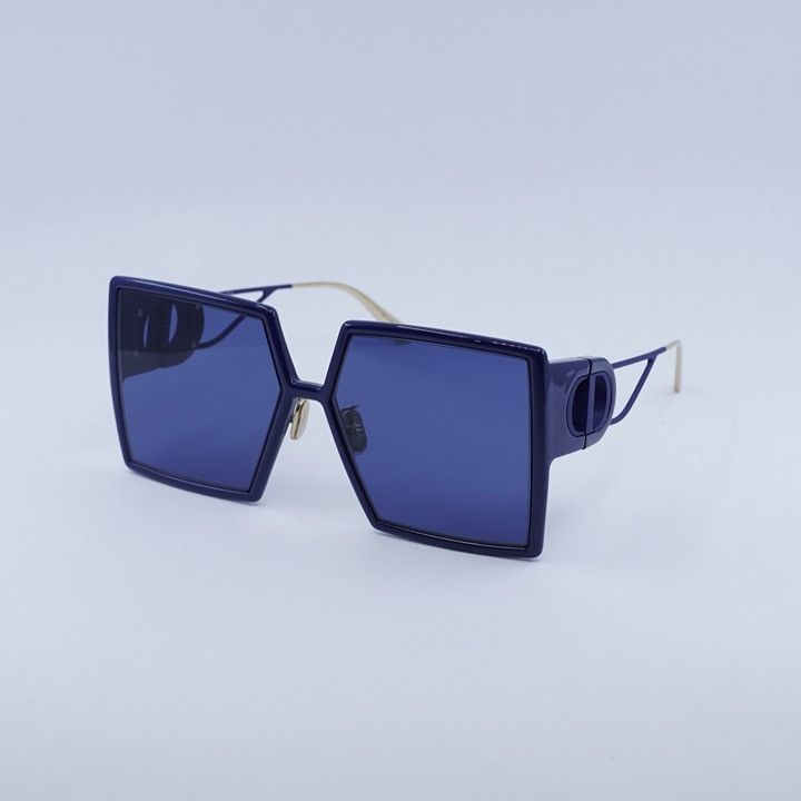 Dior Dior 30MONTAIGNE SU 30B0 Sunglasses - Blue Square Frame Size ONE SIZE - 1 Thumbnail