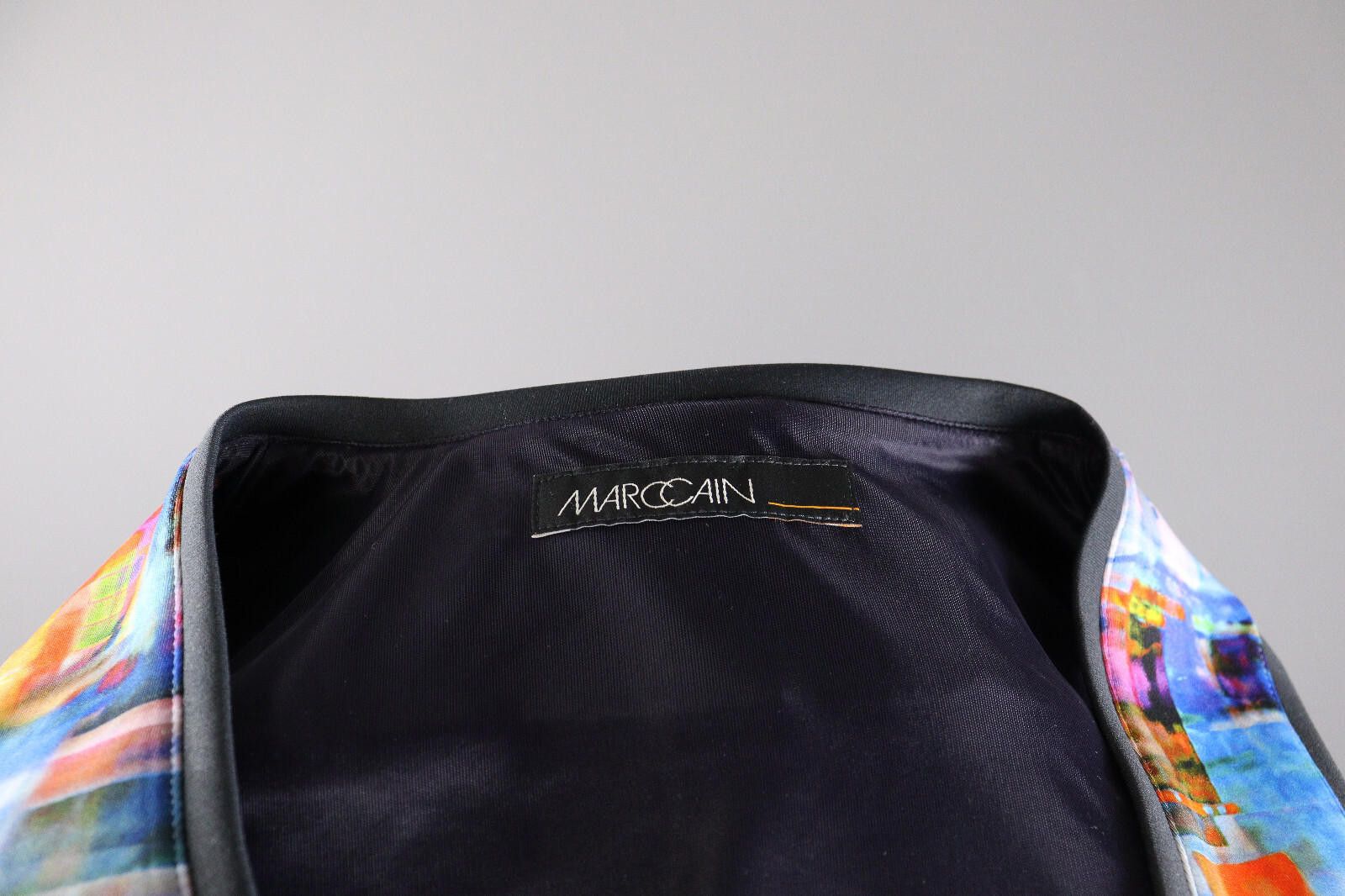 Designer Marc Cain Multicolour Geometric Cocktail Party Dress Size 3 Size M / US 6-8 / IT 42-44 - 10 Thumbnail