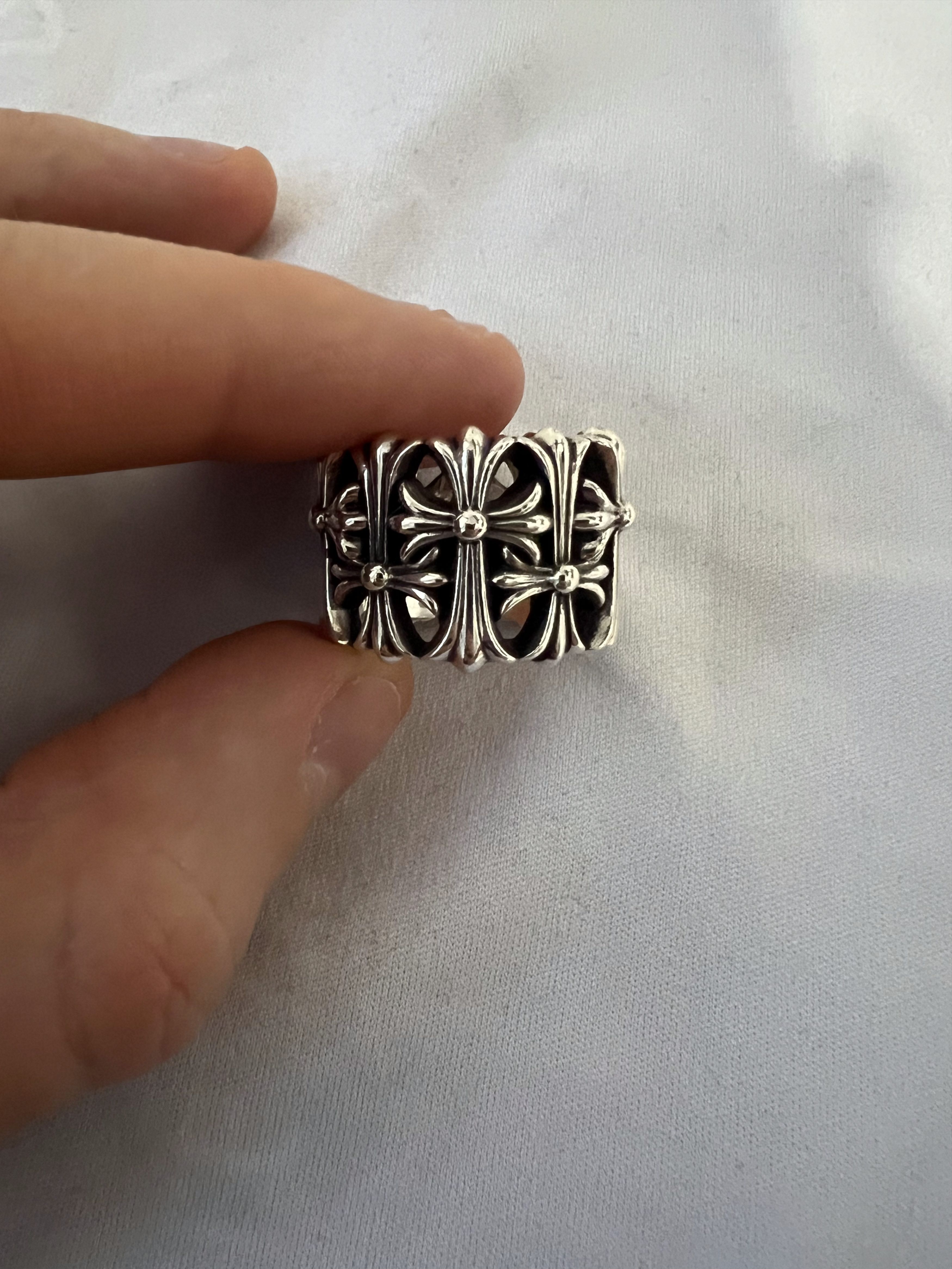 Chrome Hearts Cemetery Ring US 9 | Grailed Chrome Hearts Cemetery Ring 9号