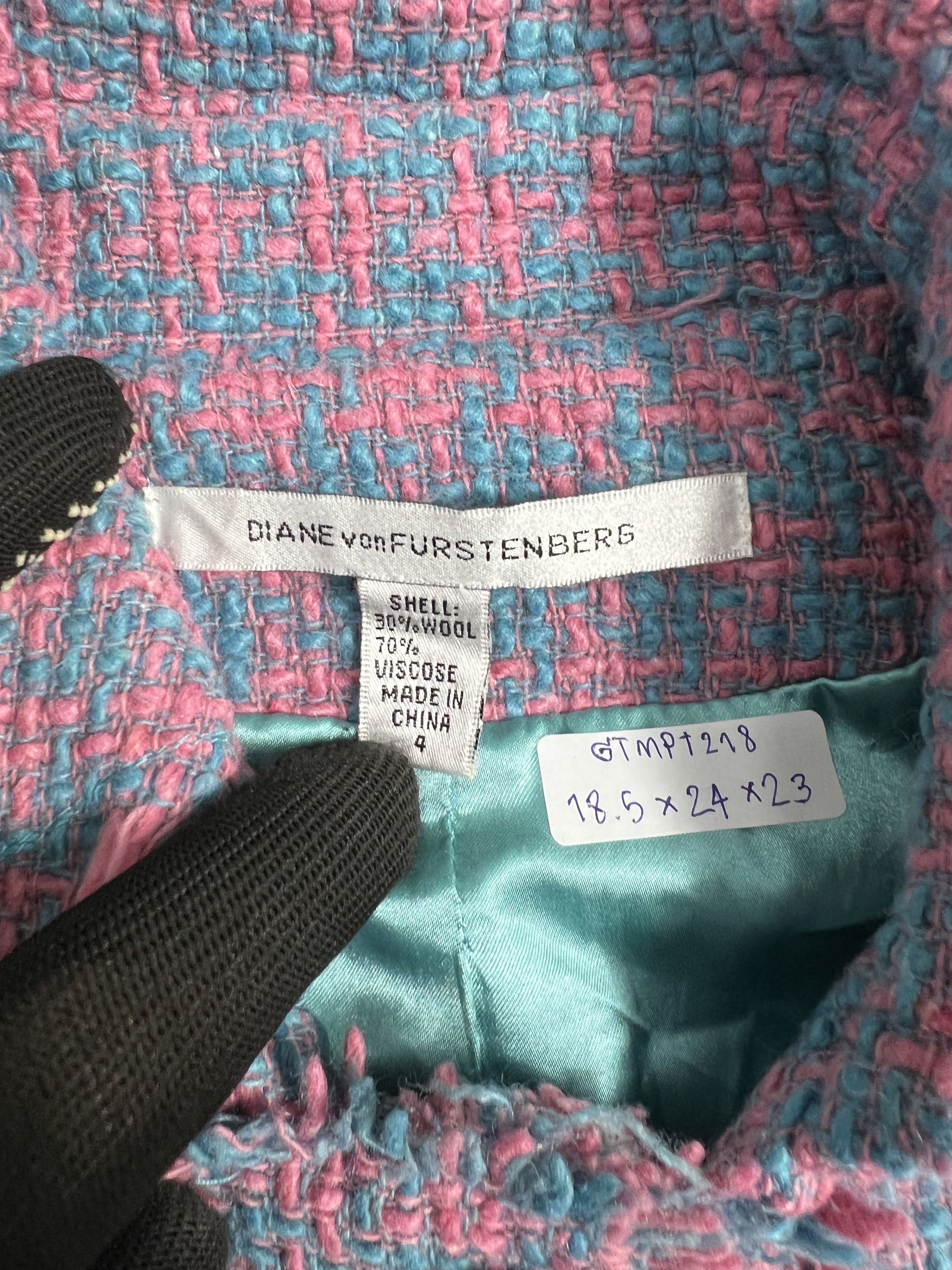 Diane von Furstenberg Diane von Furstenberg Knit Blazer (4) GTMPT218 Size S / US 4 / IT 40 - 3 Thumbnail