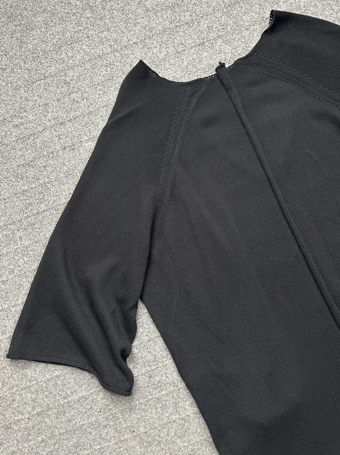Yohji Yamamoto Yohji Yamamoto - Y’s A/W17 Acrylic Knitted V-Neck Long Dress Size XS / US 0-2 / IT 36-38 - 9 Thumbnail