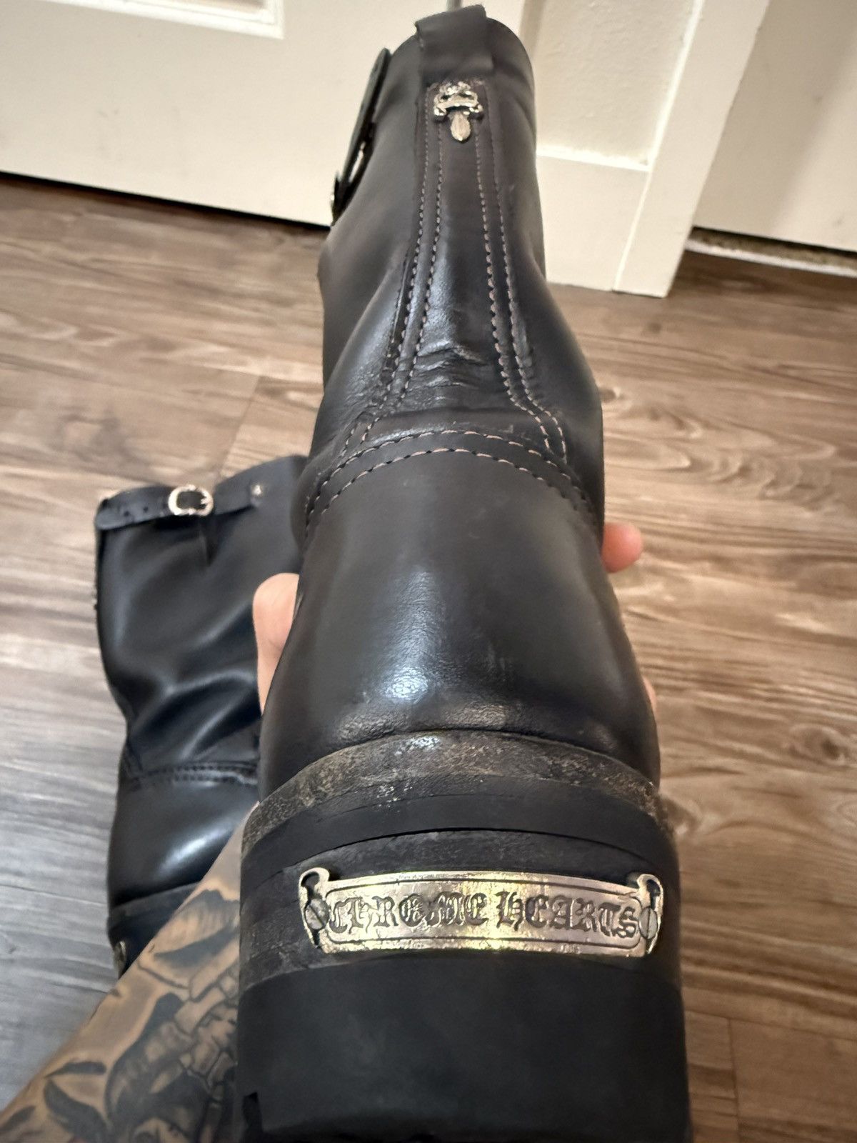 Chrome Hearts Chrome Hearts Wesco Engineer Boss boots Size US 8.5 / EU 41-42 - 7 Thumbnail