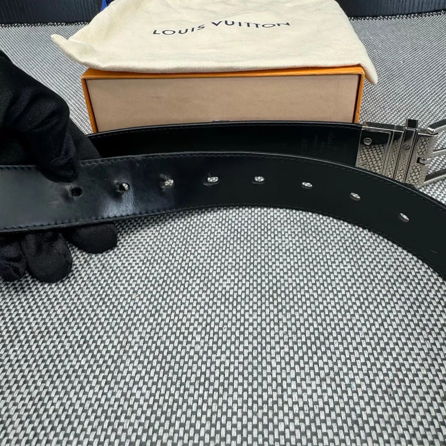 Louis Vuitton LV Checkerboard Belt 95 38 New w/ Box Size ONE SIZE - 2 Thumbnail