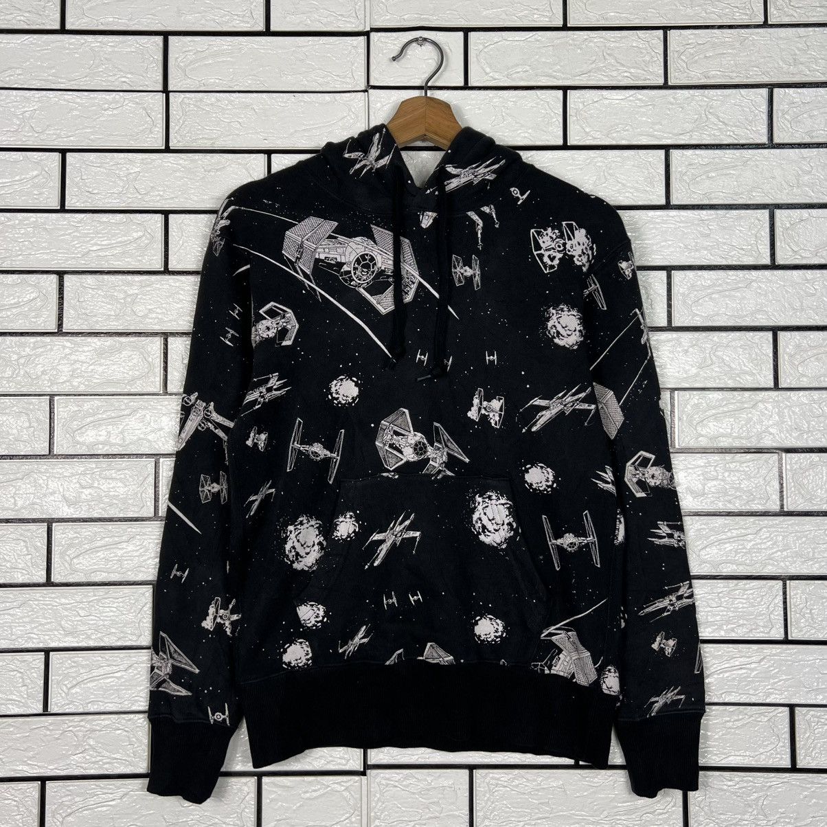 Star Wars STAR WARS Fullprint Pullover Hoodie Sweatshirt #4284-C195 Size US S / EU 44-46 / 1 - 8 Thumbnail