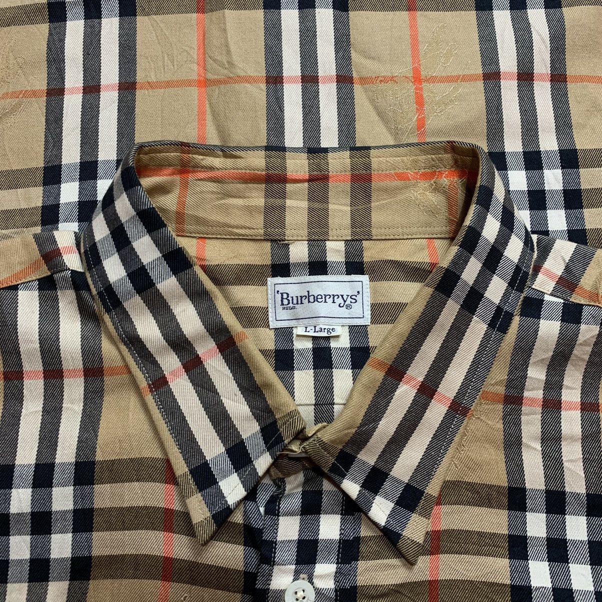 Burberry Vintage burberrys monogram shadow horse nova check shirt Size US L / EU 52-54 / 3 - 4 Thumbnail