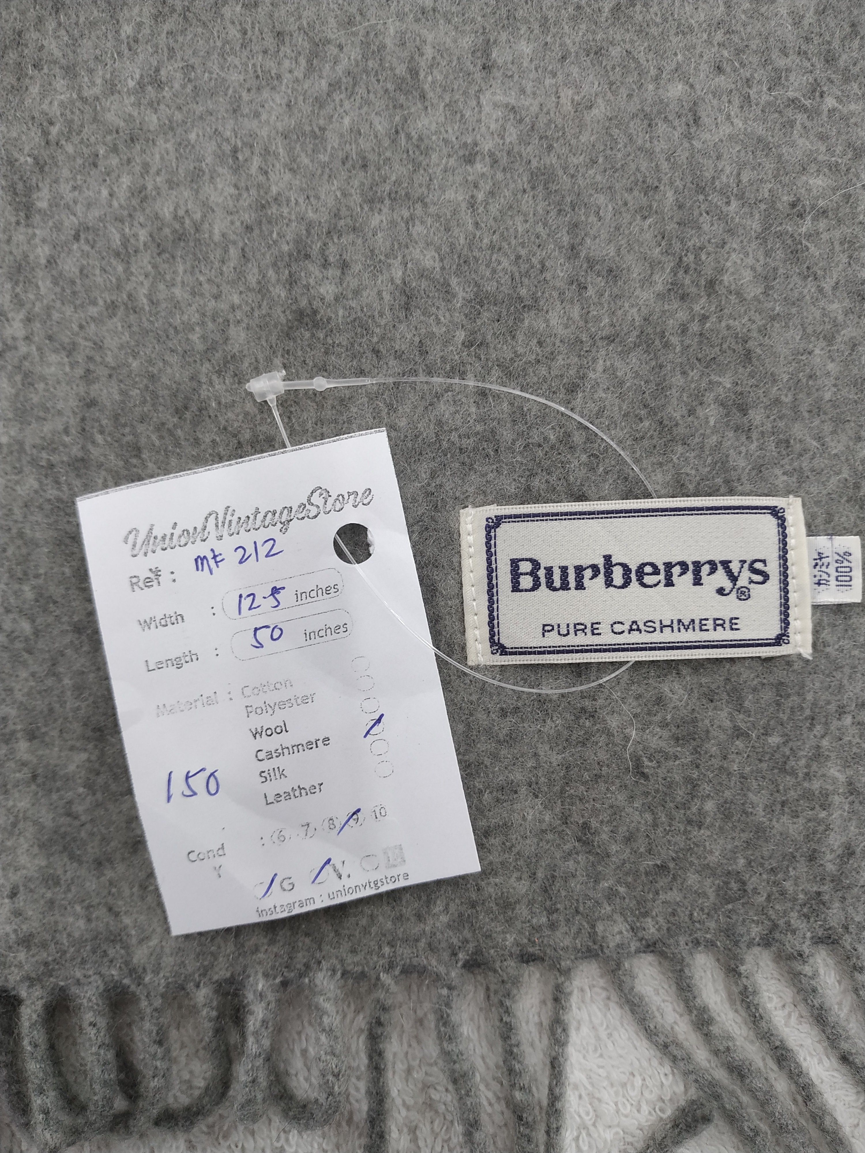 Burberry Vintage Burberry Scarf/Muffler/Neckwear MF212 Size ONE SIZE - 6 Thumbnail