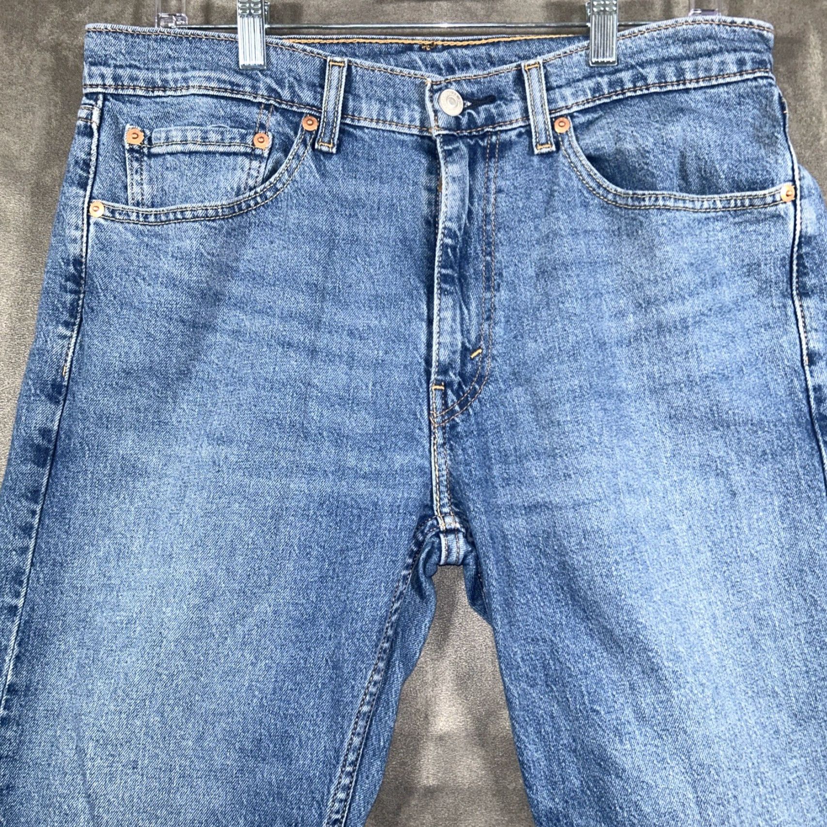 Levi's Levi's Jeans 505 Blue Mens 32x32 Straight 5-Pocket Denim Size US 32 / EU 48 - 2 Thumbnail