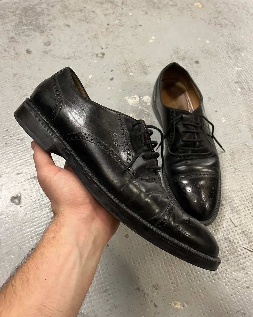 Gucci 2000s Gucci Black Leather Loafers Size US 10.5 / EU 43-44 - 1 Thumbnail