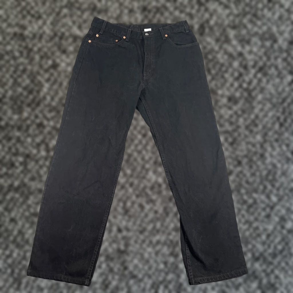 Levi's VINTAGE Levi's 550 Jeans Men's Relaxed Fit 36x30 Black Cotton 90s Retro Made in Mexico Size US 36 / EU 52 - 1 Thumbnail