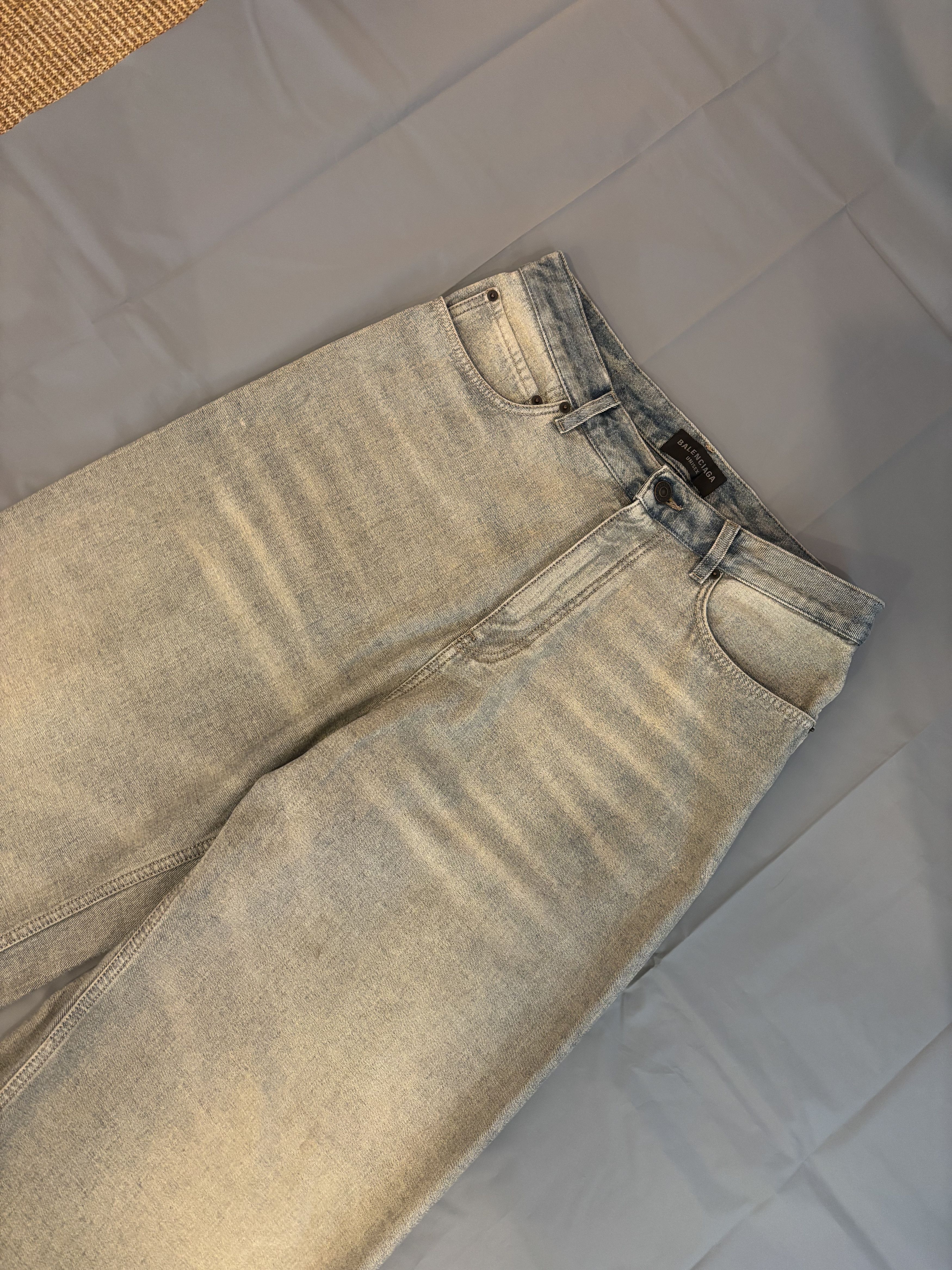Balenciaga Jean’s large baggie Balenciaga bleu délavé en tbe Size US 30 / EU 46 - 4 Thumbnail
