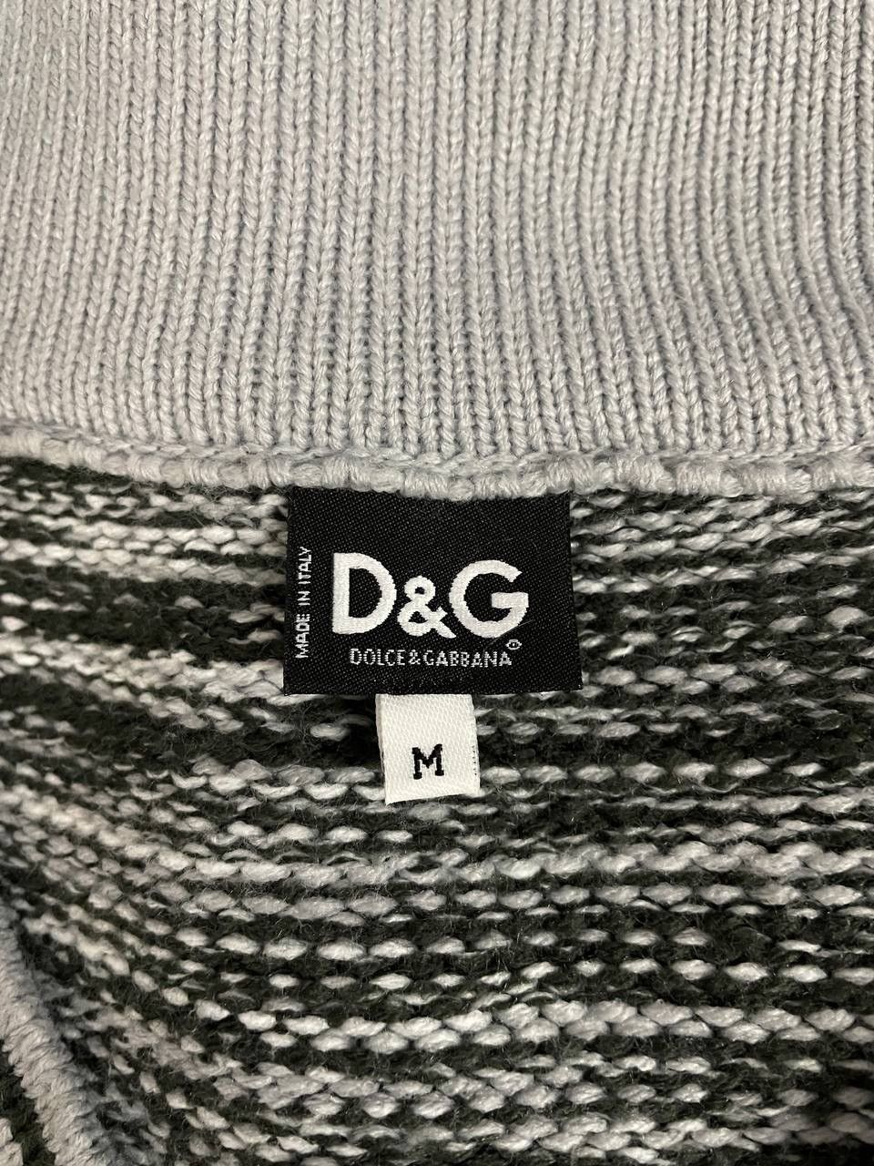 Dolce & Gabbana Dolce&Gabbana Sweater Grey Big Logo Cardigan Size US M / EU 48-50 / 2 - 9 Thumbnail