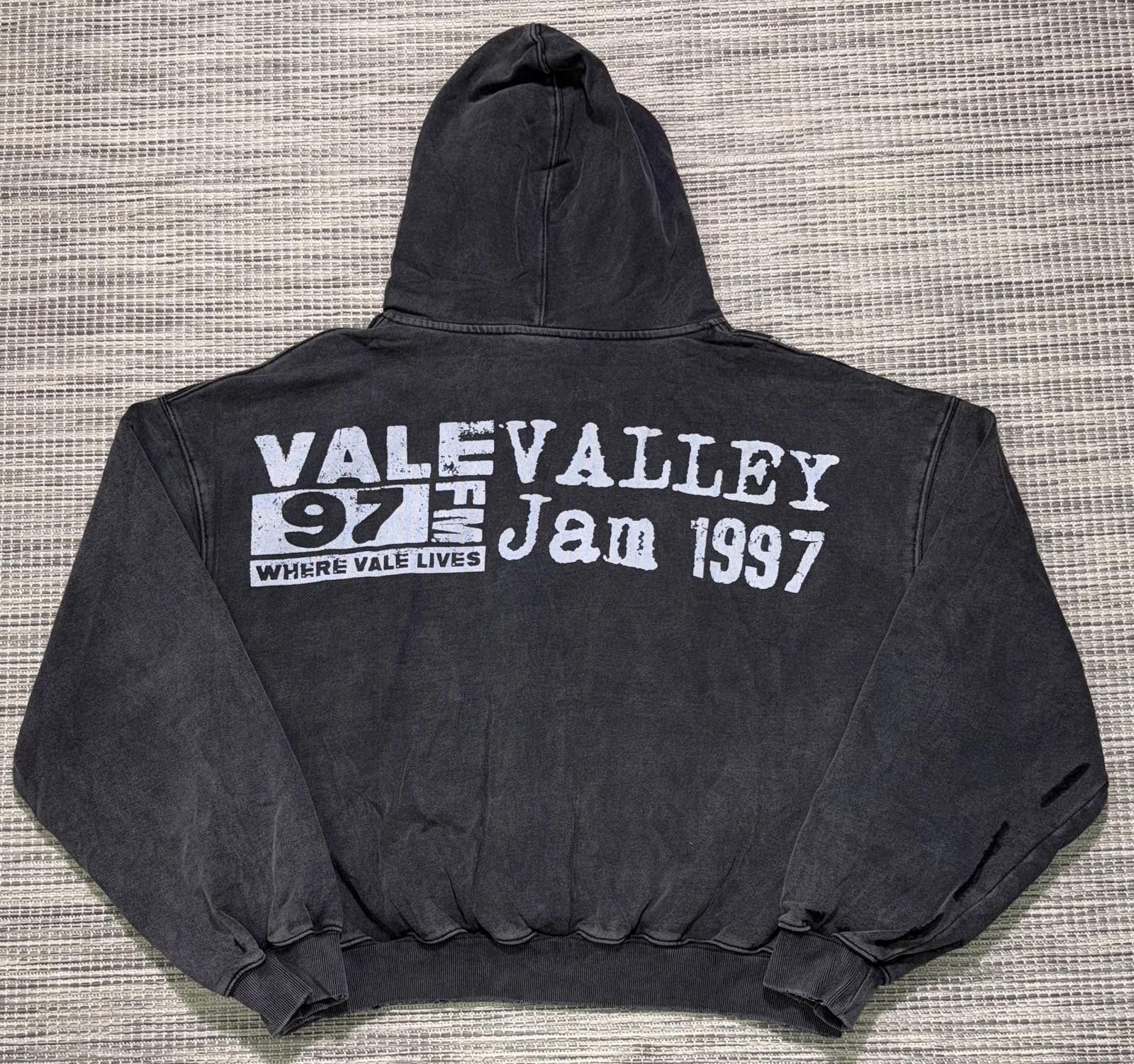 Vale Forever Black Big Chain Hoodie