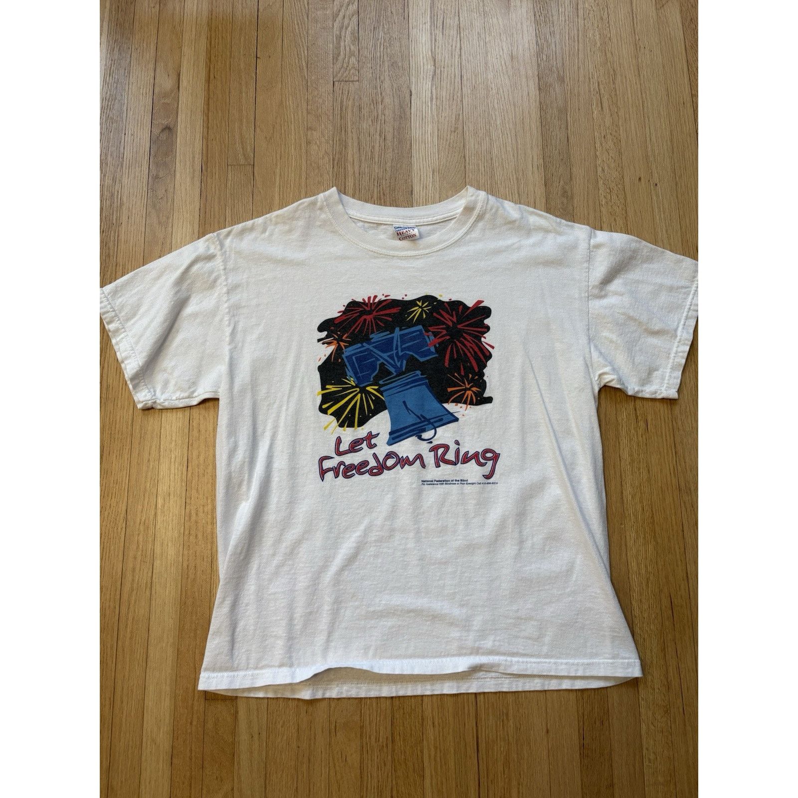Gildan Vintage 90s Y2K Fourth Of July Graphic T Shirt Mens L Gildan Size US L / EU 52-54 / 3 - 1 Thumbnail