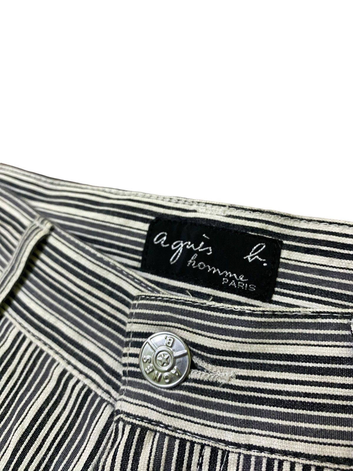 Hysteric Glamour × Vintage AGNES B STRIPED RICK OWENS BALENCIAGA STYLE PANT Size US 29 - 10 Thumbnail