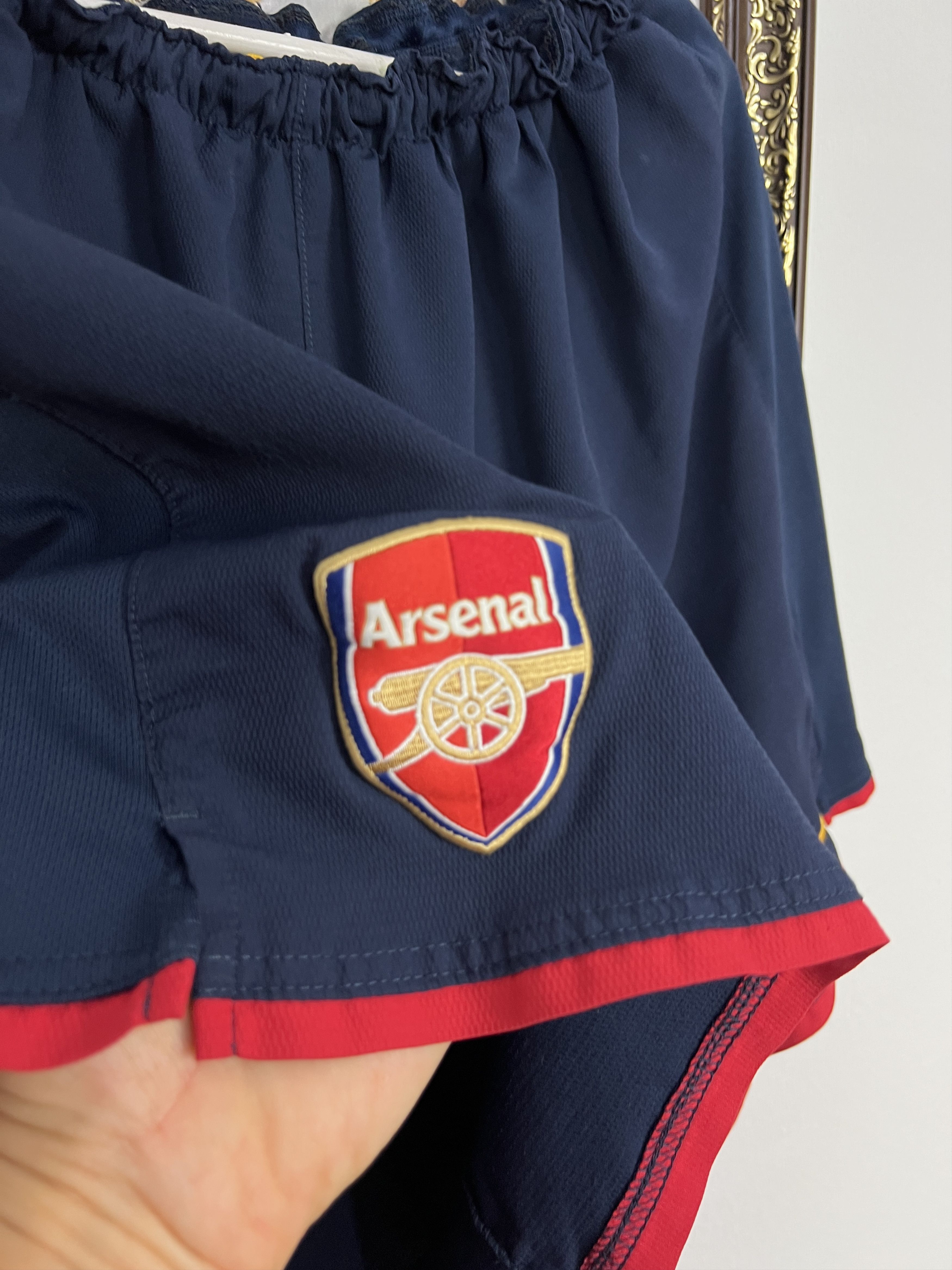 Nike Vintage Nike Arsenal Football Shorts Blue Soccer Size 2XL Size US 38 / EU 54 - 5 Thumbnail