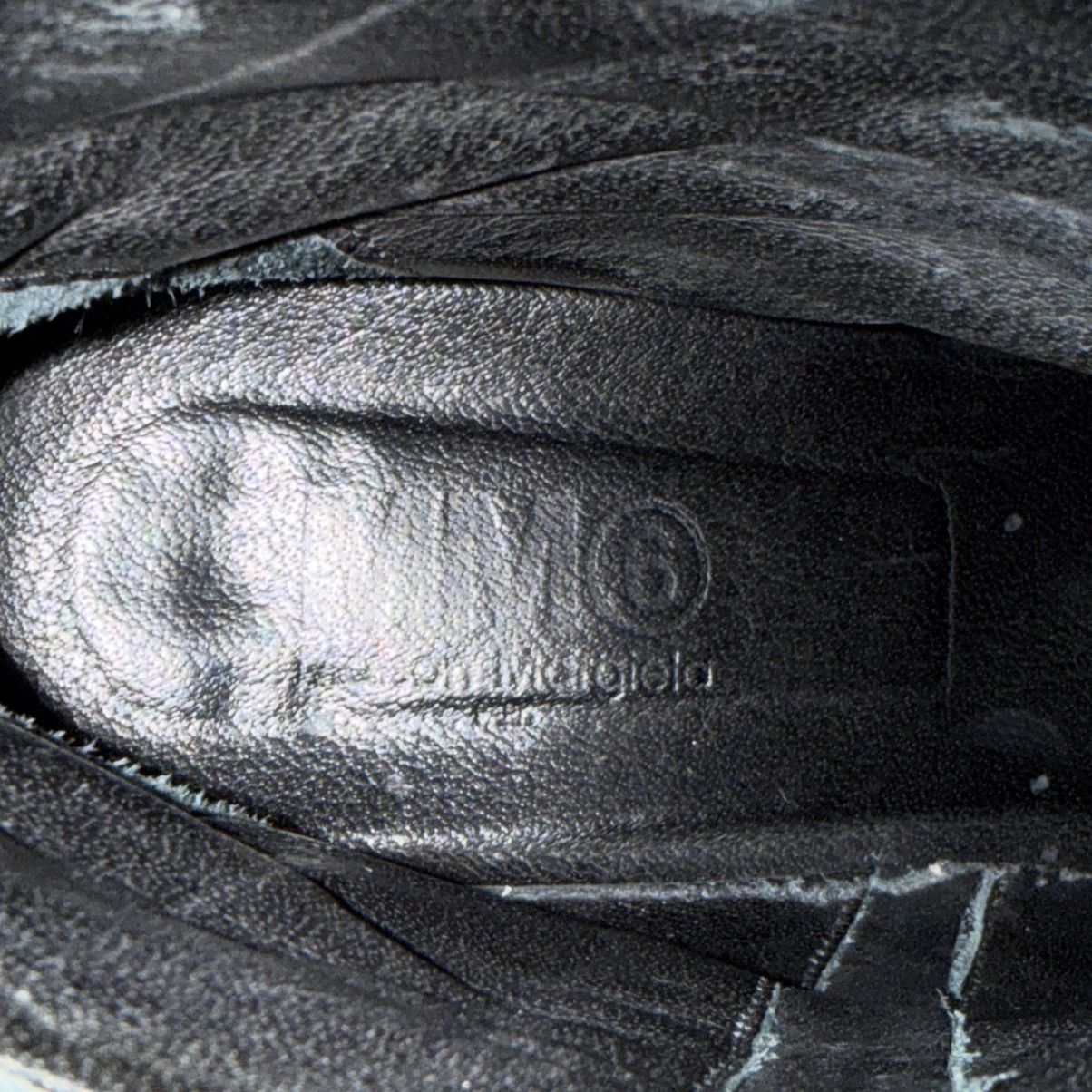 Maison Margiela Maison Margiela MM6 Leather Ankle Black Heels Boots Size US 10 / IT 40 - 11 Thumbnail