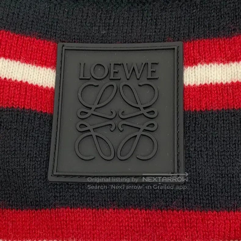 Loewe Loewe Colorblocked Striped Merino Wool Reversible Single-b Size M / US 6-8 / IT 42-44 - 5 Thumbnail