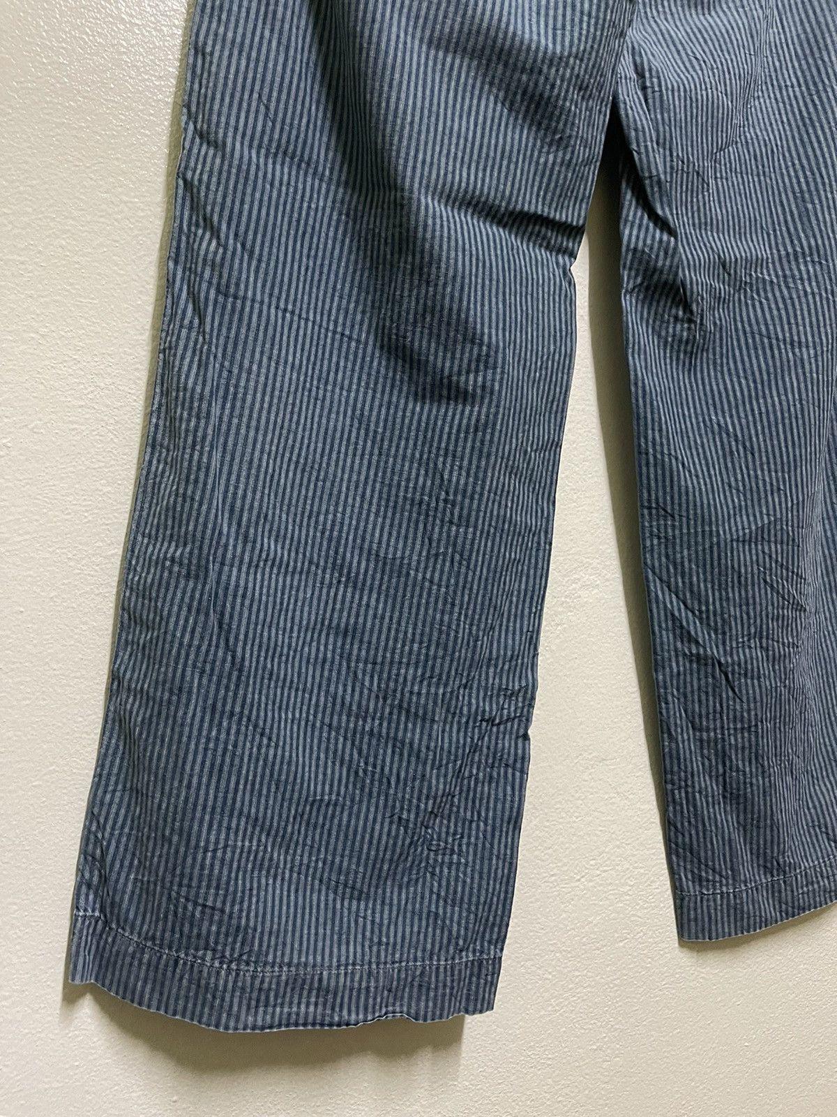 45rpm × Japanese Brand 45RPM Striped Navy Pants Japan Size 30" / US 8 / IT 44 - 10 Thumbnail