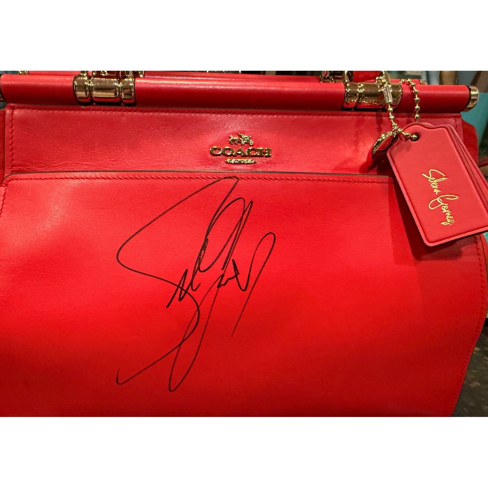 Coach Coach x Selena Gomez Limited Edition Red Leather Bag Size ONE SIZE - 3 Thumbnail