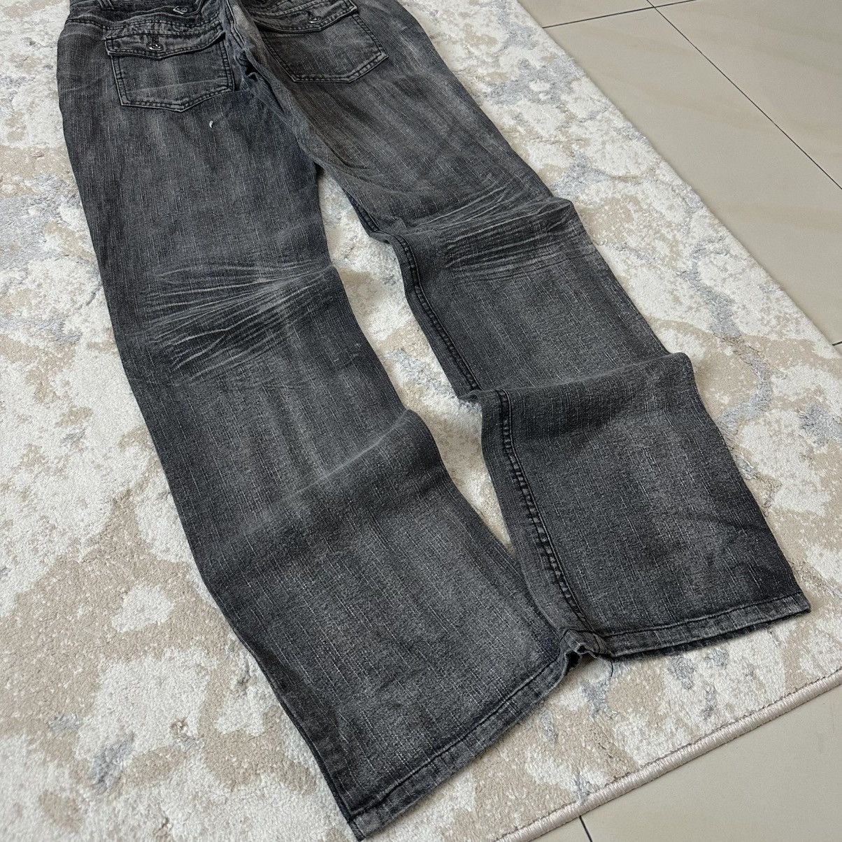 In The Attic rare 00s In The Attic Japanese Archive Faded Black Denim Size US 34 / EU 50 - 5 Thumbnail