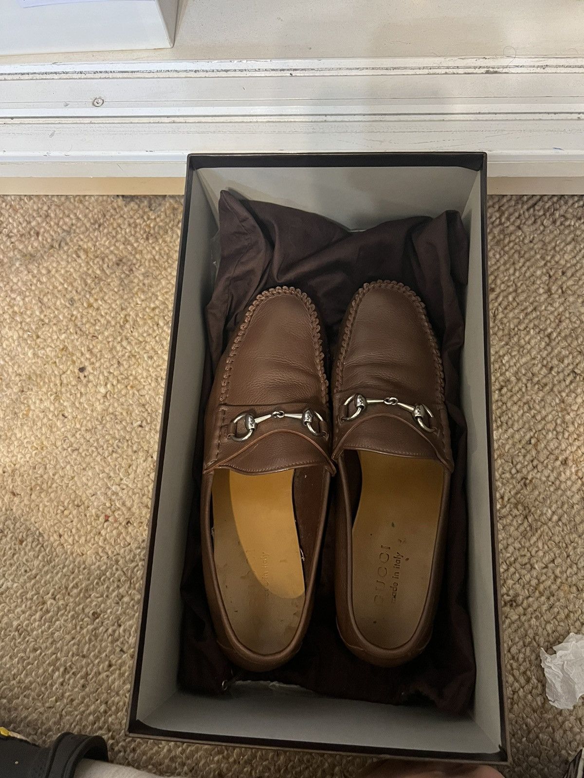 Gucci Gucci brown loafer Size US 9 / EU 42 - 6 Thumbnail