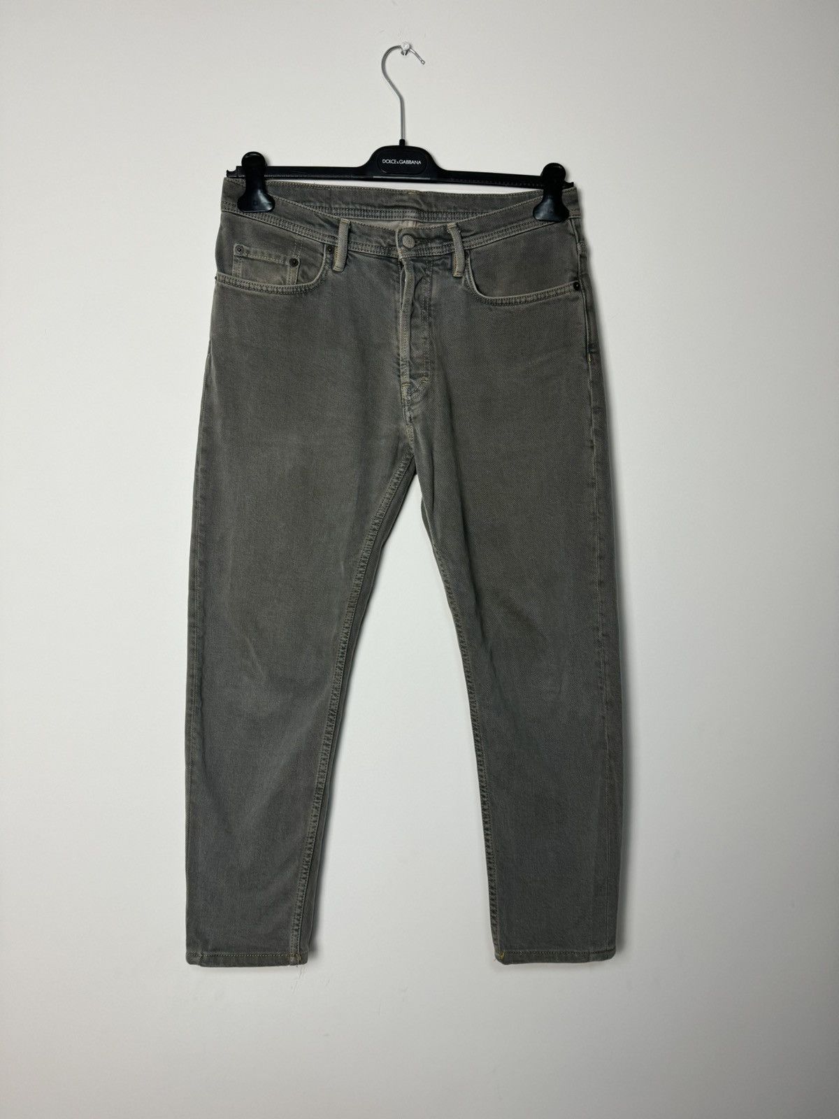Acne Studios Acne Studios Grey Washed Denim Jeans Archive straight fit Size US 30 / EU 46 - 6 Thumbnail