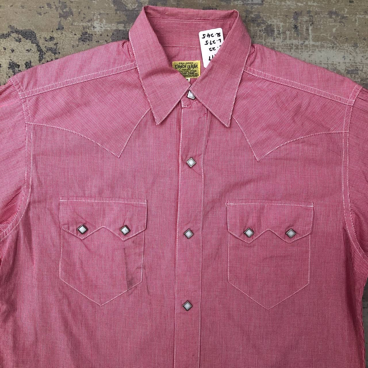 Rockmount Ranch Wear × Sugar Cane T477 RANCHWEAR X SUGAR CANE WESTERN SHIRTS Size US L / EU 52-54 / 3 - 5 Thumbnail