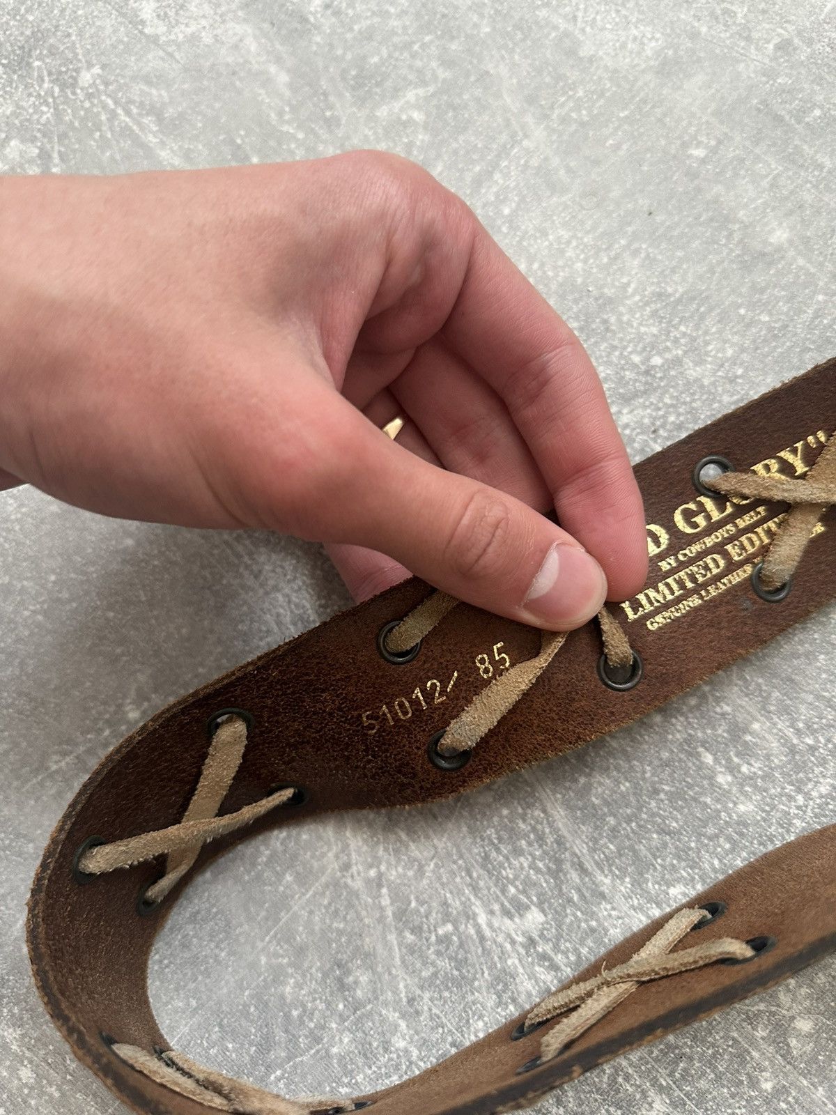 Cowboy Equipment × Vintage Vintage Cowboys Belt “Old Glory” LIMITED EDITION Size ONE SIZE - 6 Thumbnail