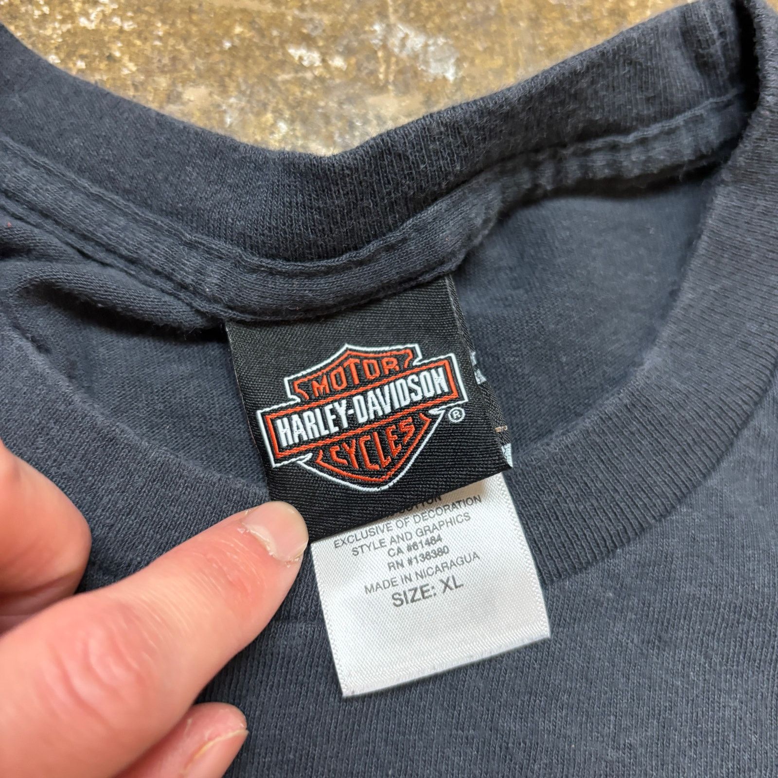 Harley Davidson Harley Davidson Motorcycles Las Vegas Skull SS Shirt Mens XL Size US XL / EU 56 / 4 - 5 Thumbnail