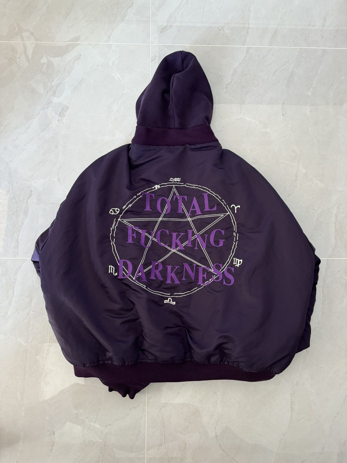 Vetements *RARE* Vetements AW16 Total Fucking Darkness (TFD) Bomber Size US L / EU 52-54 / 3 - 3 Thumbnail