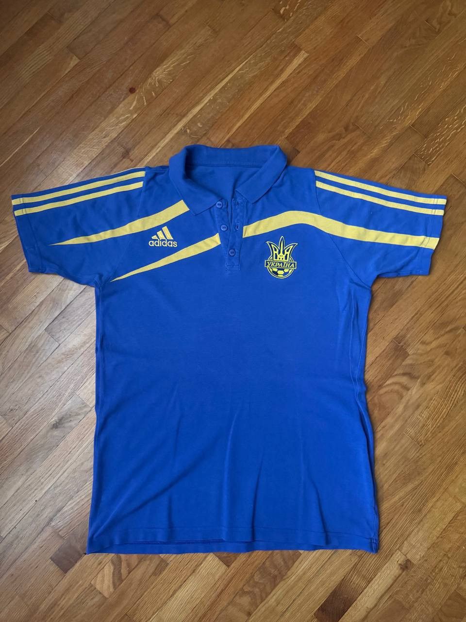 Adidas Adidas Ukraine 2009 national team soccer jersey tee Size US M / EU 48-50 / 2 - 1 Thumbnail