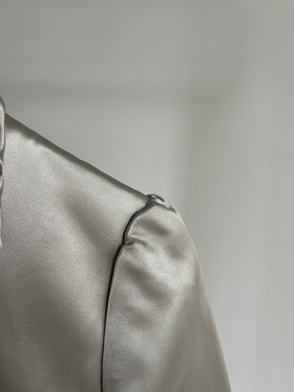Burberry Burberry Prorsum 2010 lookbook silver satin blazer jacket Size M / US 6-8 / IT 42-44 - 8 Thumbnail
