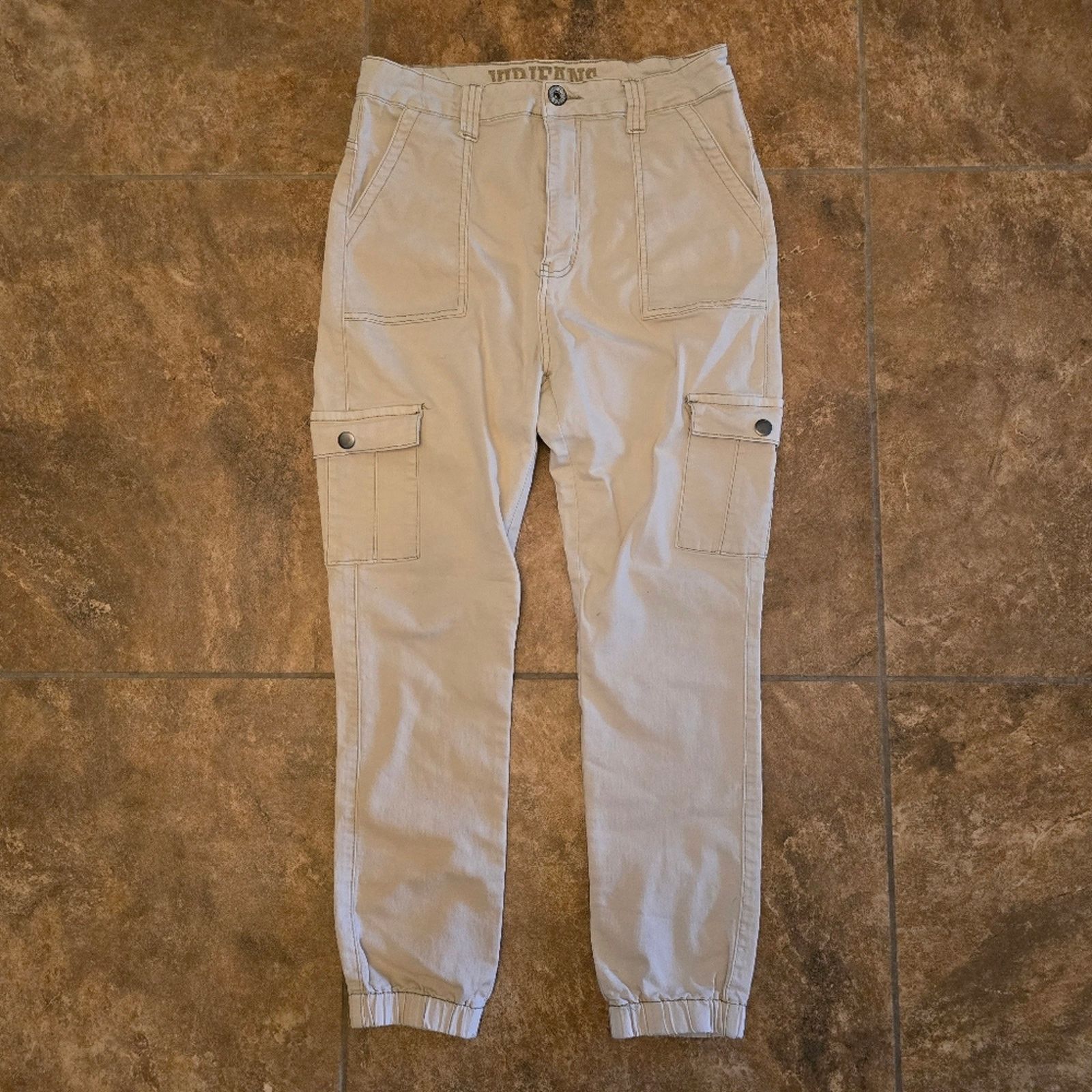 Other Beige Denim | V.I.P. JEANS | Cargo Jean Size 38" / US 16 / IT 52 - 1 Thumbnail