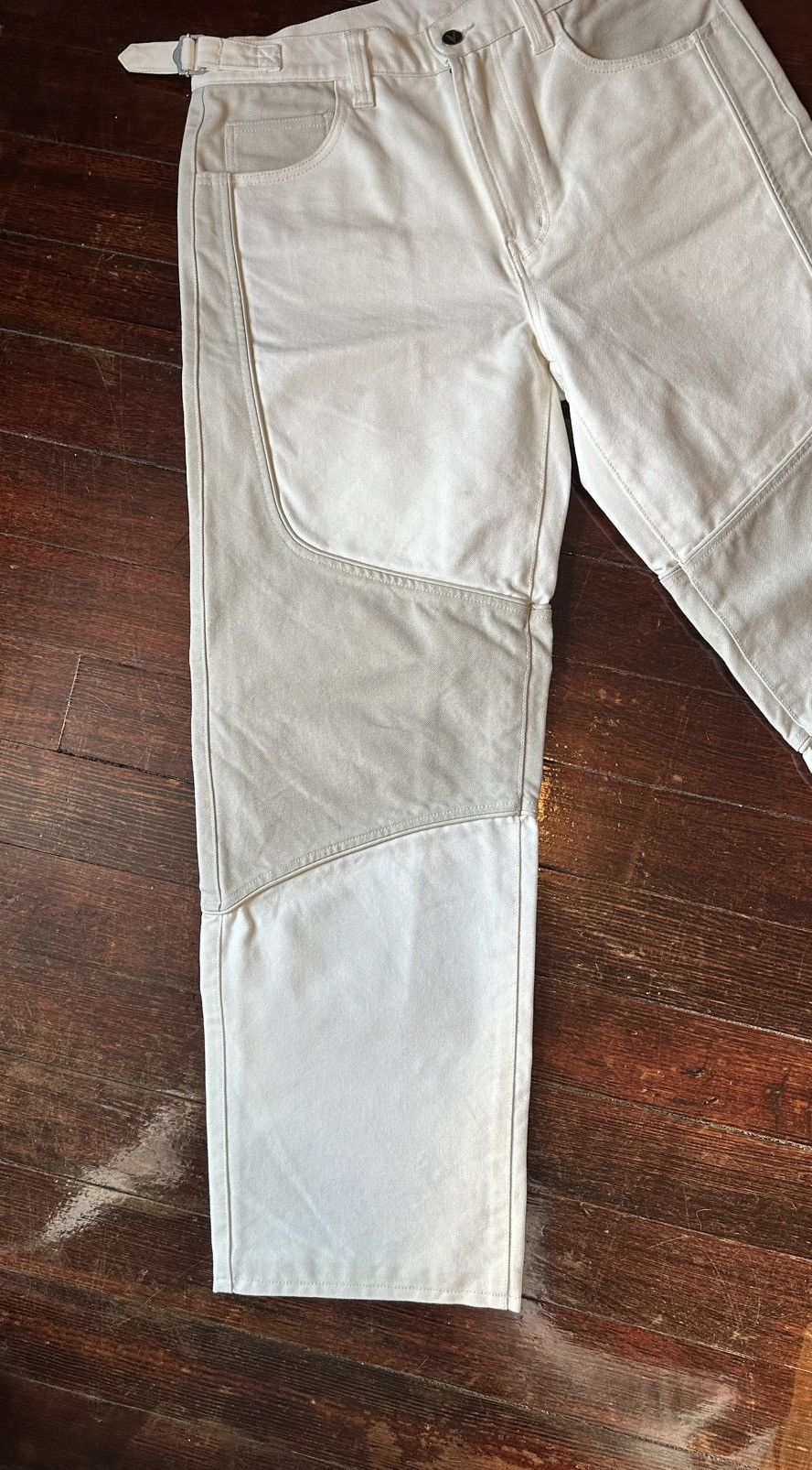 Supreme × Vanson Leathers SUPREME X VANSON LEATHERS CORDURA COTTON PANT WHITE 30 Size US 30 / EU 46 - 3 Thumbnail