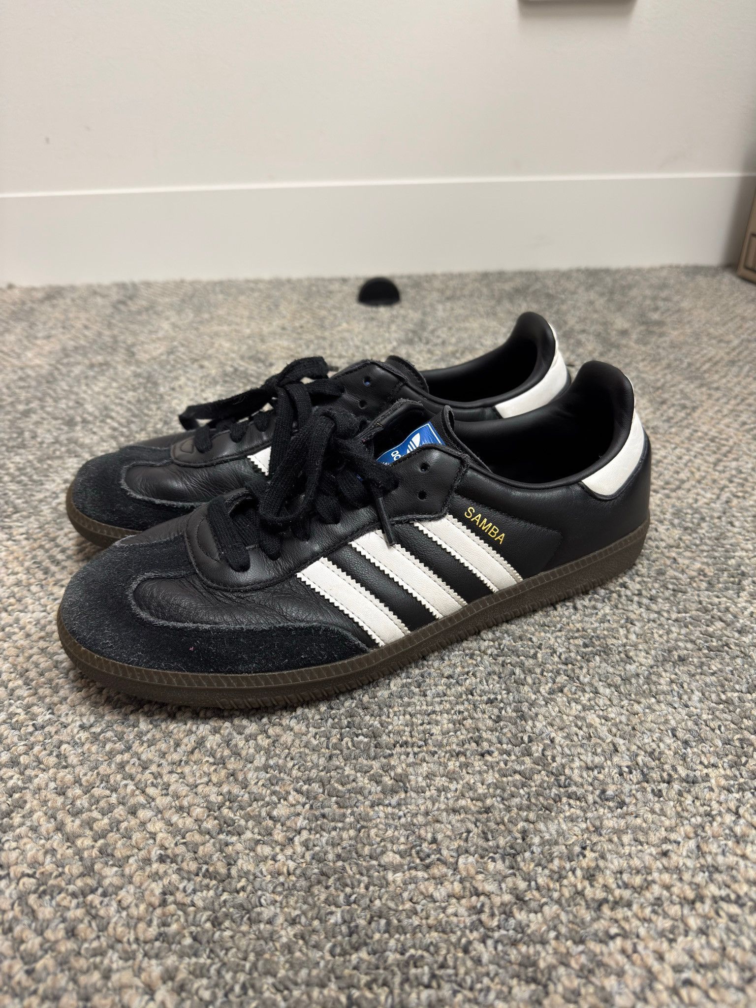 Adidas Adidas Samba Black Sneakers Size US 9 / EU 42 - 2 Thumbnail