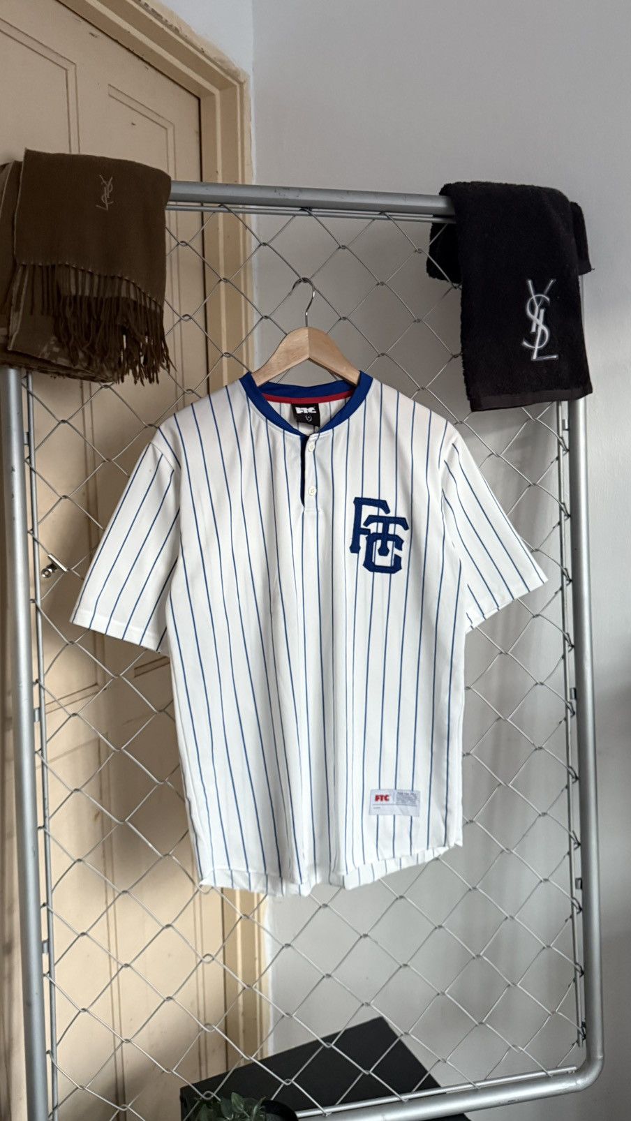 FTC FTC STRIPED BASEBALL JERSEY JAPAN MADE Size US S / EU 44-46 / 1 - 1 Thumbnail