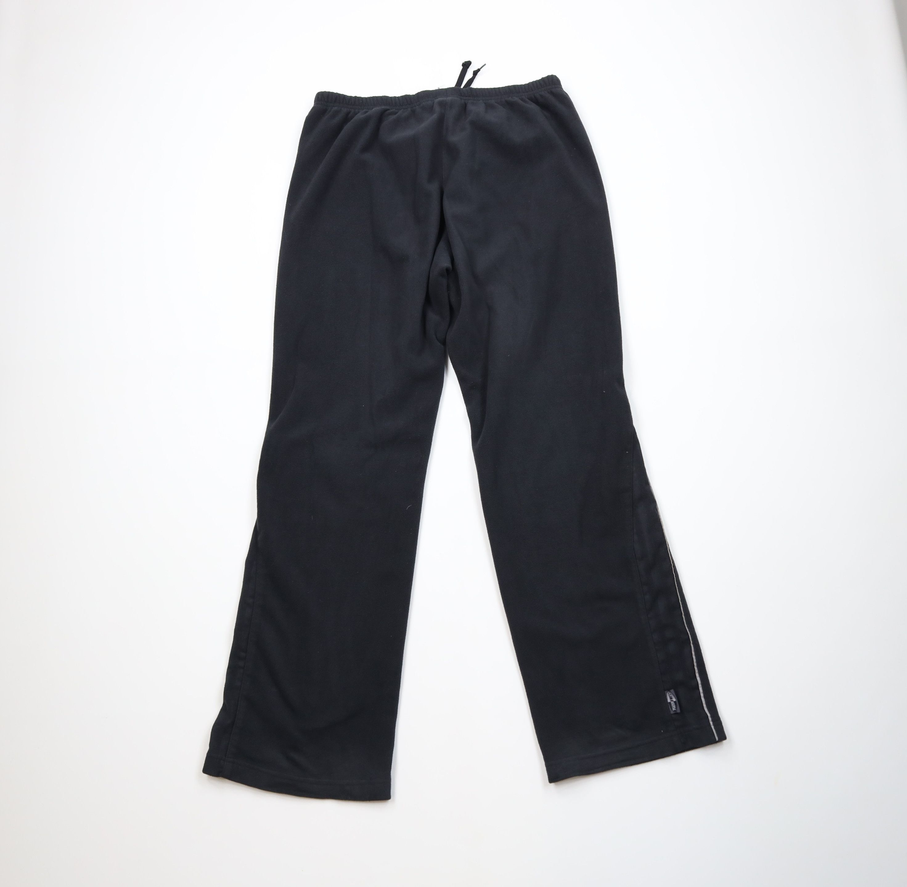 Adidas Vintage Y2K 2005 Adidas Spell Out Wide Leg Fleece Pants Size 32" / US 10 / IT 46 - 11 Thumbnail