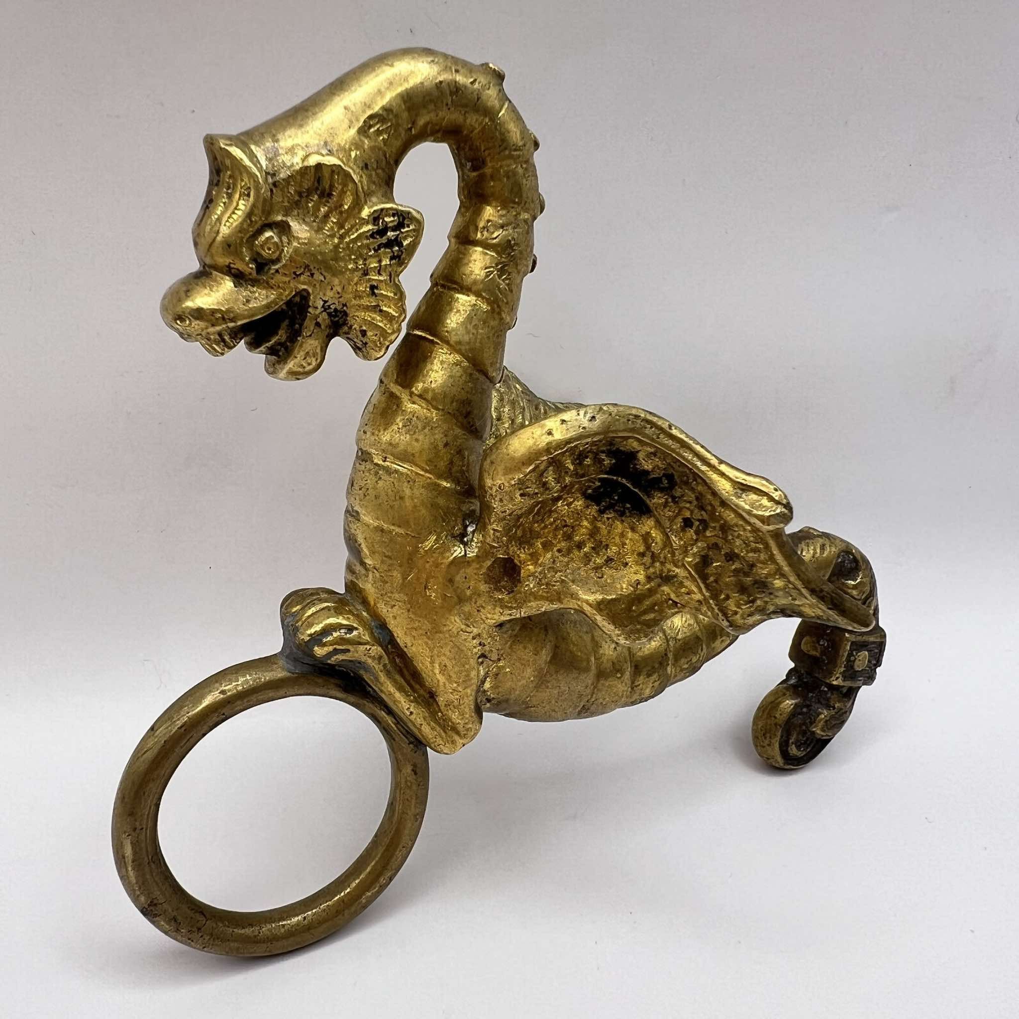 Other Antique Bronze Furniture Element Wall Hanger Holder Gryphon Size ONE SIZE - 8 Thumbnail
