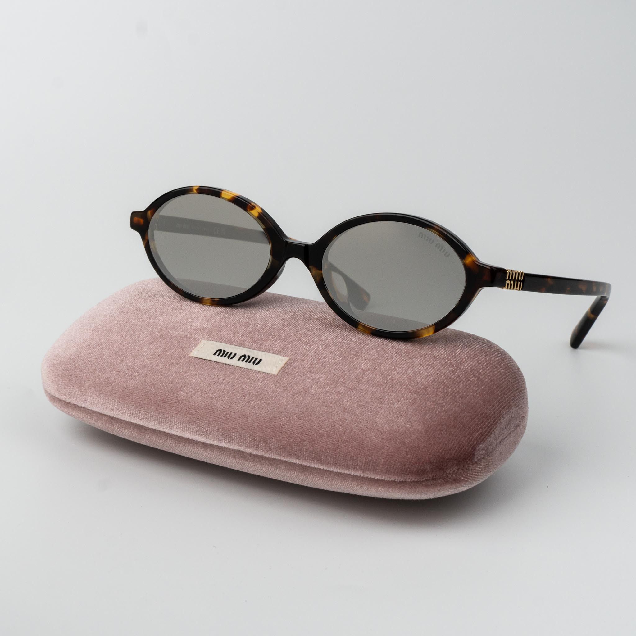 Miu Miu Miu Miu REGARD Women Sunglasses MU04ZSF VAU07F NEW AUTHENTIC Size ONE SIZE - 1 Thumbnail