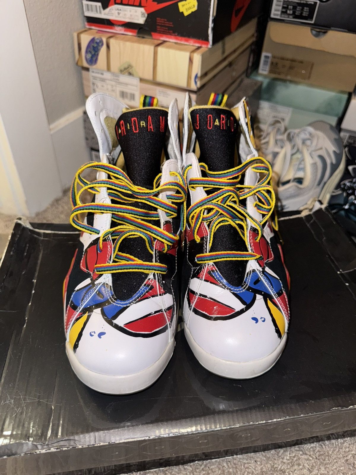 Jordan Brand Air Jordan Retro 7 OC Miro Size 10 Size US 9.5 / EU 42-43 - 7 Thumbnail