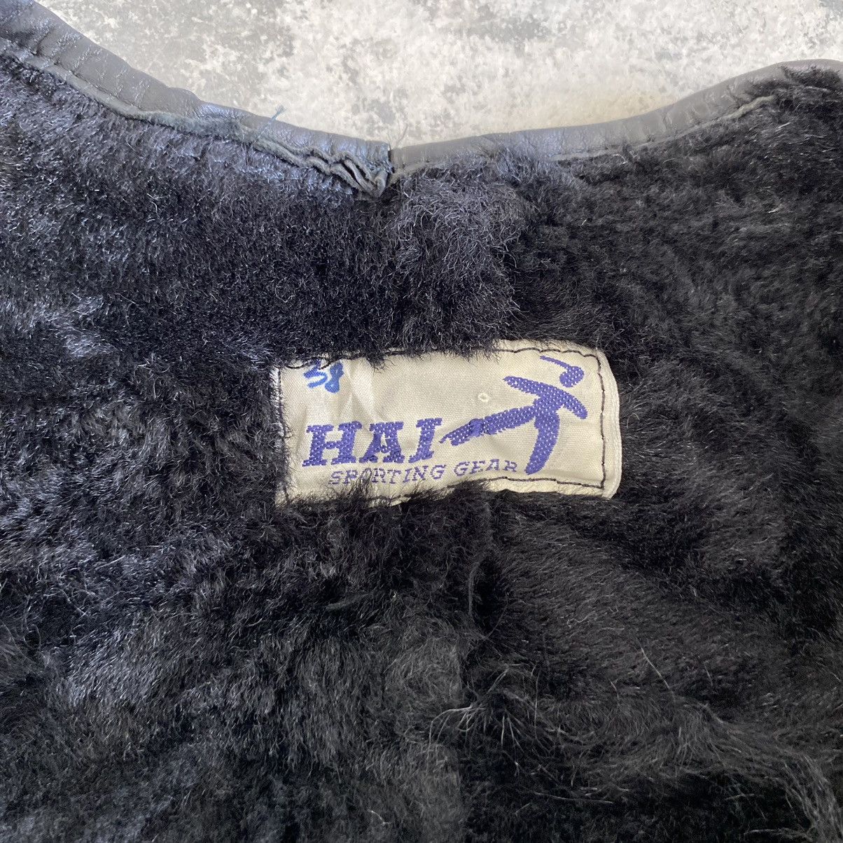 Issey Miyake 1990’s Hai Sporting Gear Shearling Panelled Leather Jacket Size US M / EU 48-50 / 2 - 16 Thumbnail