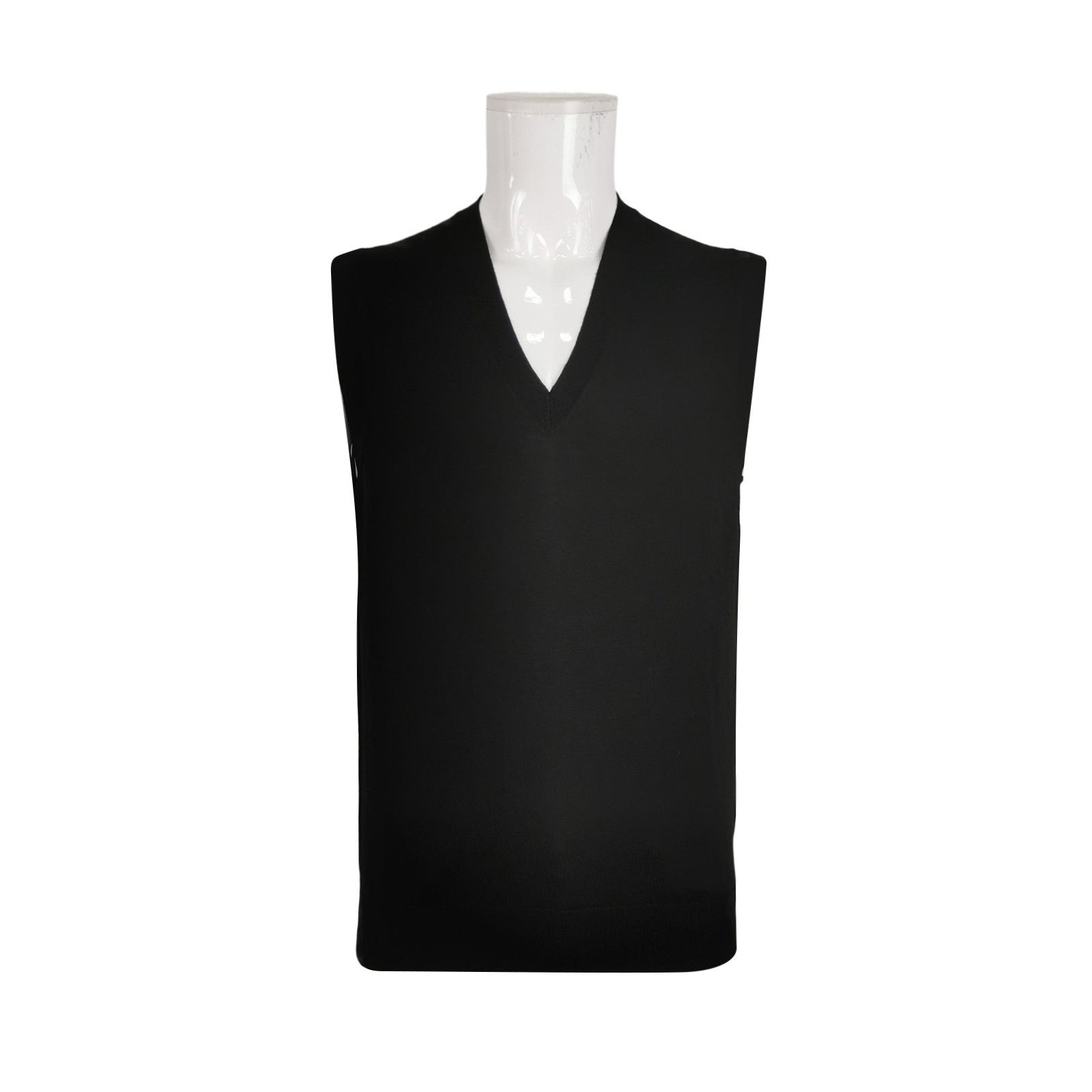 Prada Wool V-Neck Vest (Size L)
