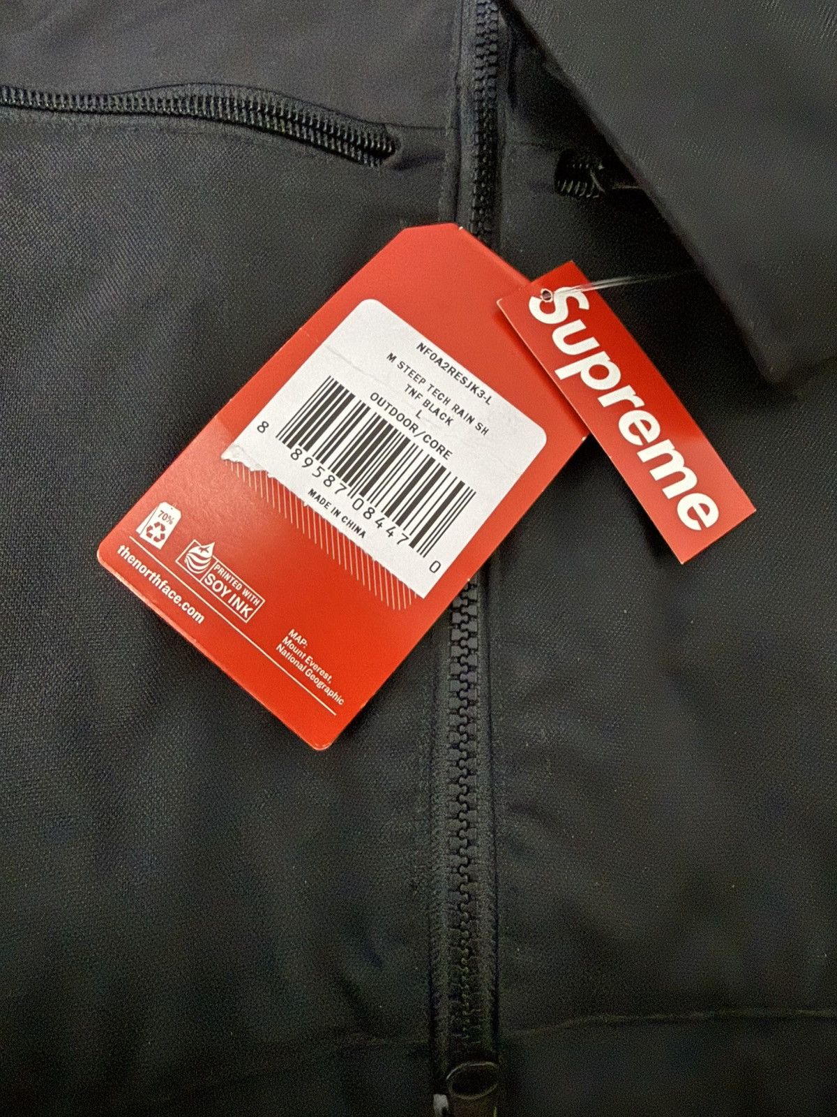 The North Face Supreme tnf steep tech black north face hooded jacket Size US L / EU 52-54 / 3 - 3 Thumbnail