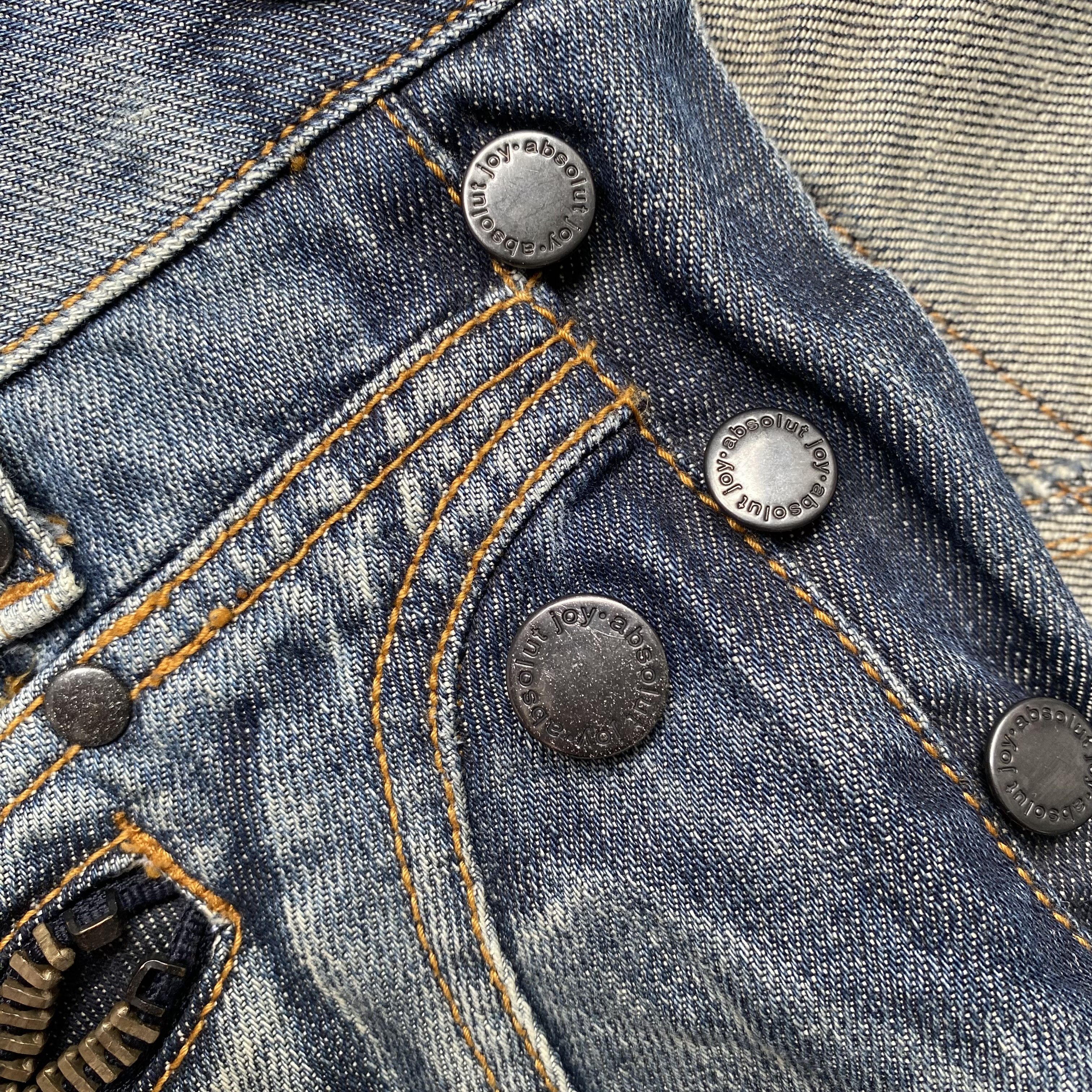 Absolut Joy Vintage Y2K Absolut JOY Damage Jeans Size US 29 - 9 Thumbnail