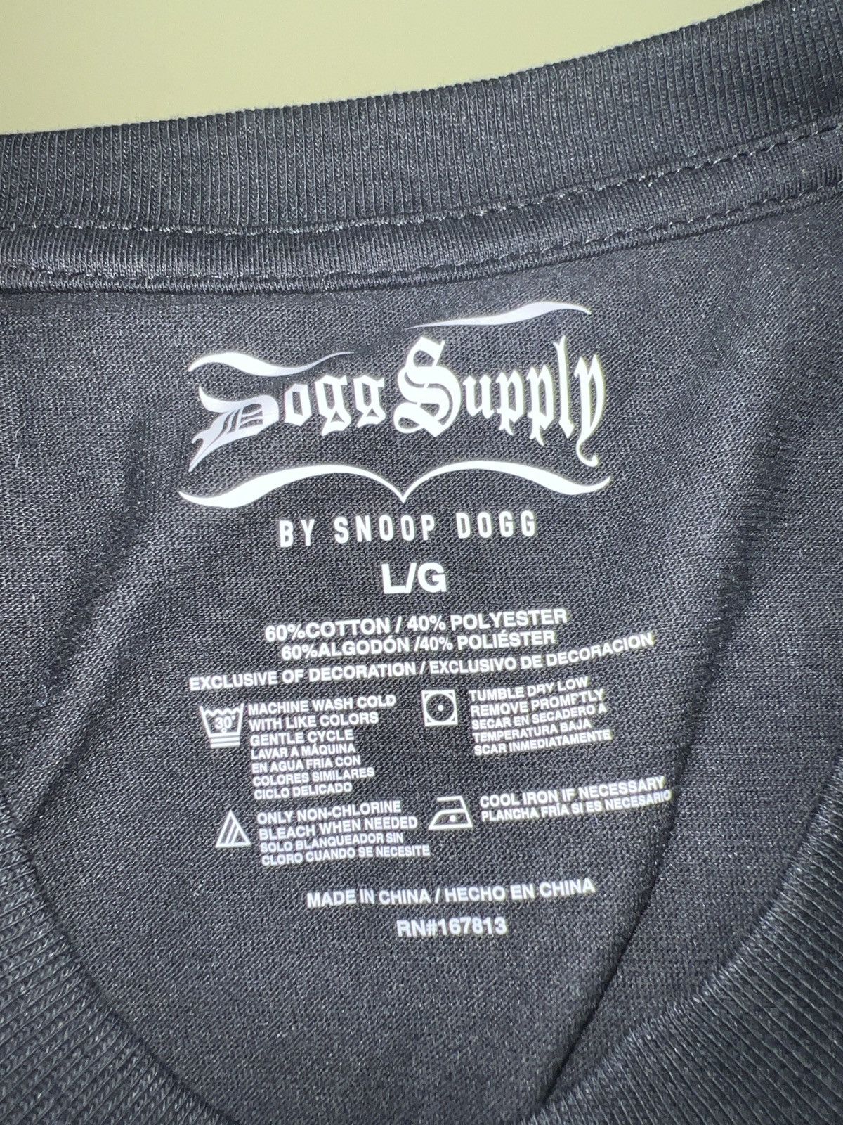 Snoop Dogg Dogg Supply By Snoop Dogg Spinner Logo Drip Tee Size US L / EU 52-54 / 3 - 6 Thumbnail
