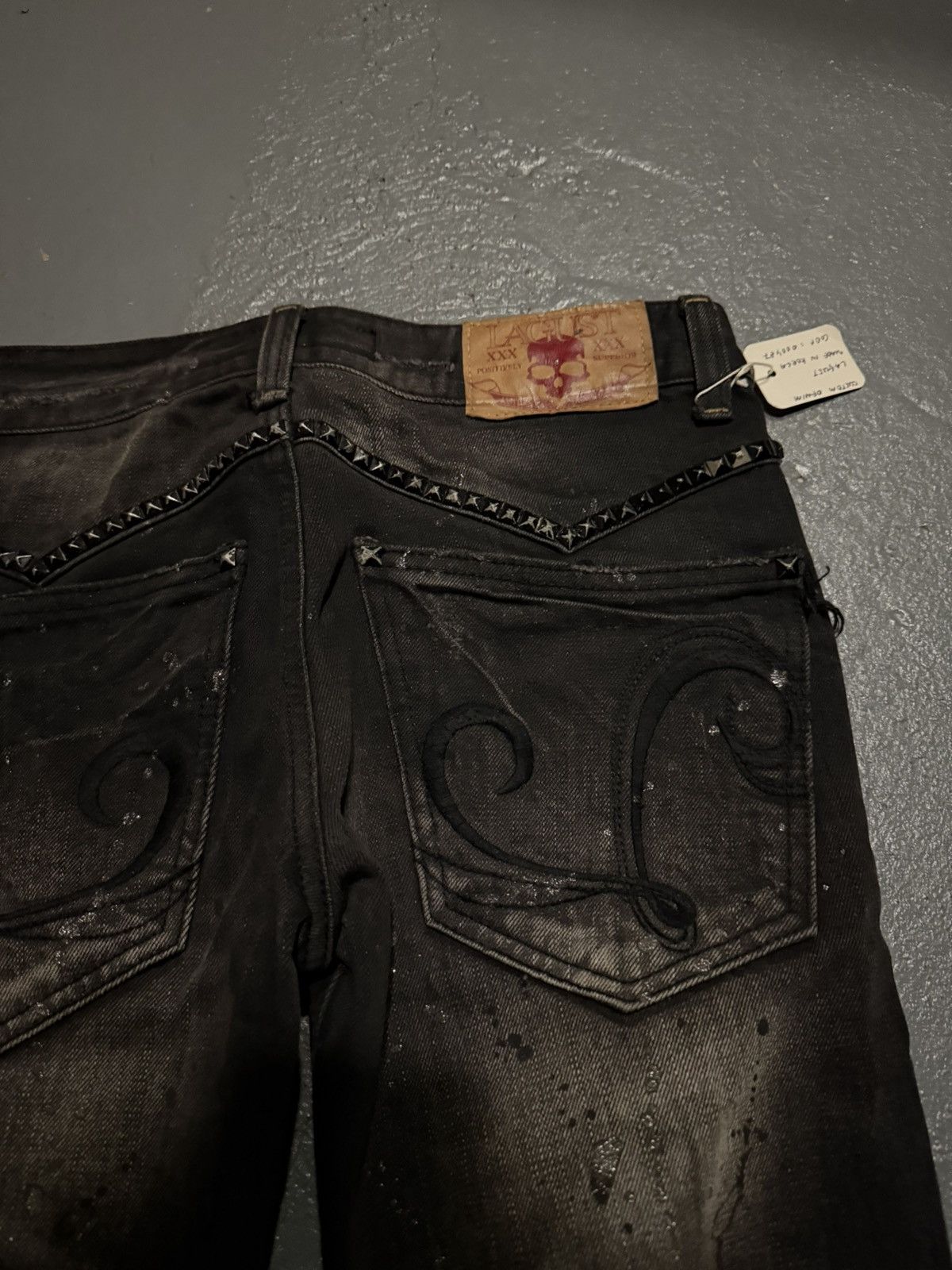 Other Korean studded black jeans Size US 28 / EU 44 - 5 Thumbnail